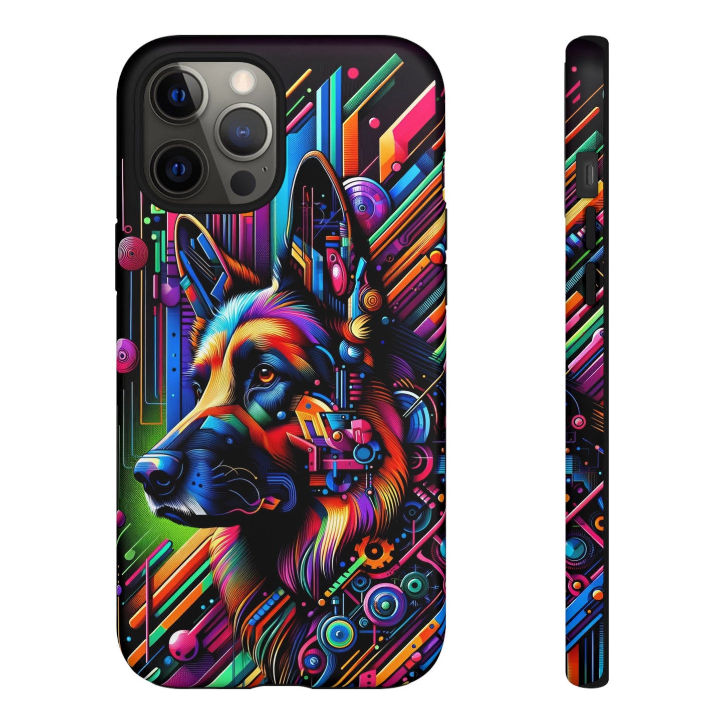 Constructivism and dadaism German Shepherd Phone Case