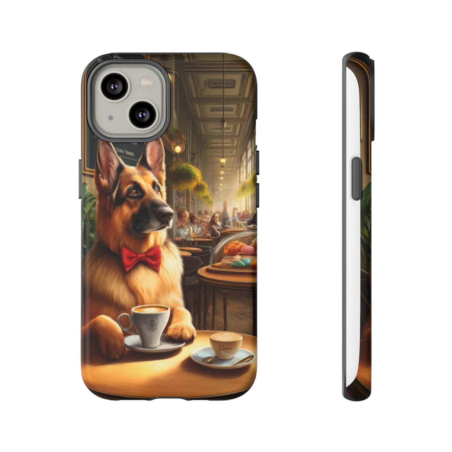 German Shepherd Drinking Phone Case