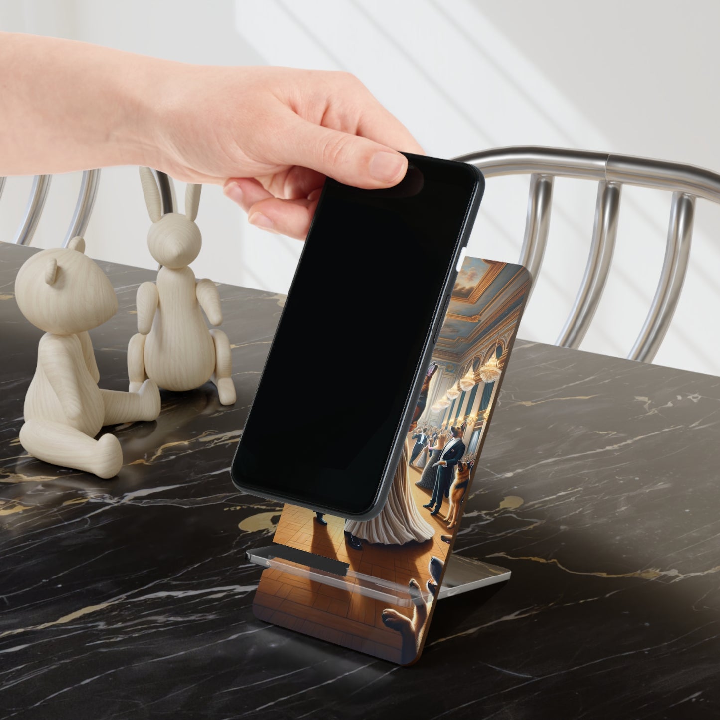 Dancing German Shepherds Smartphone Stand