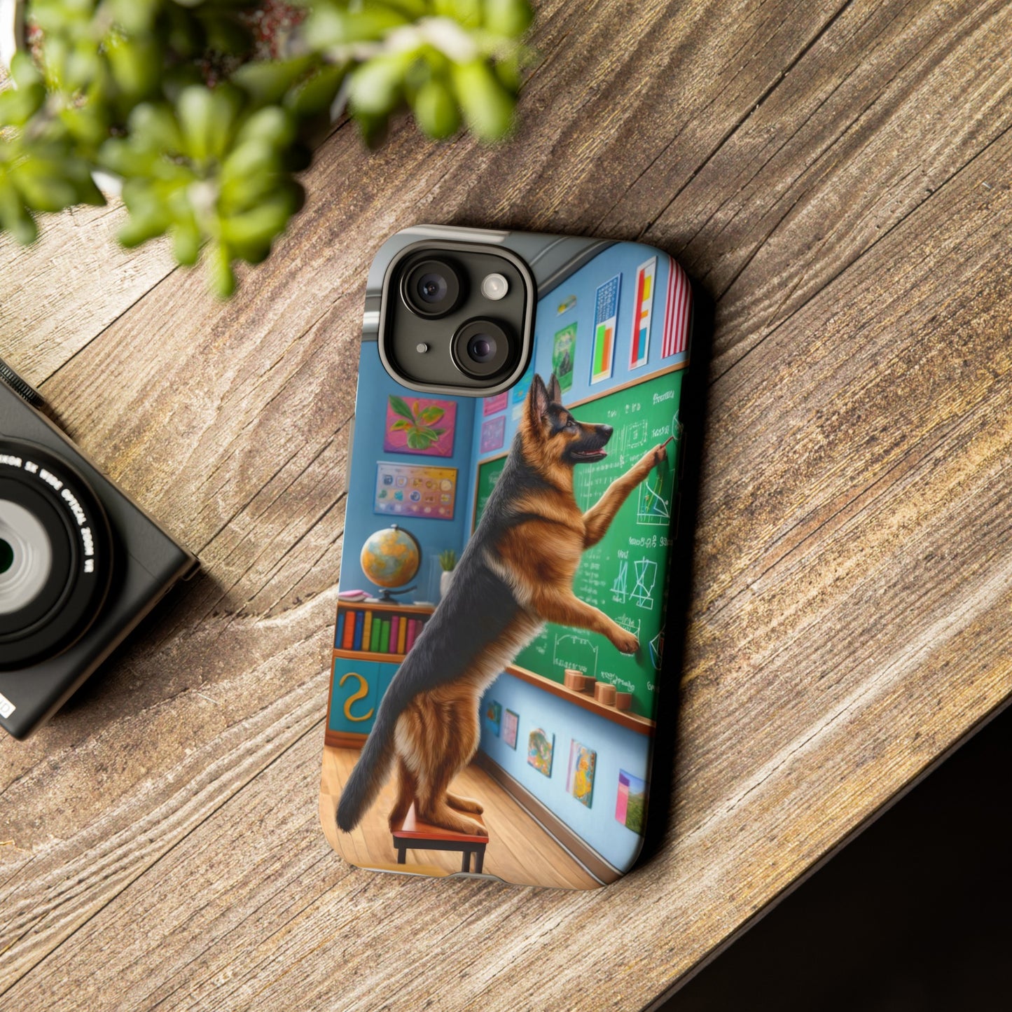 German Shepherd Vacation Phone Case