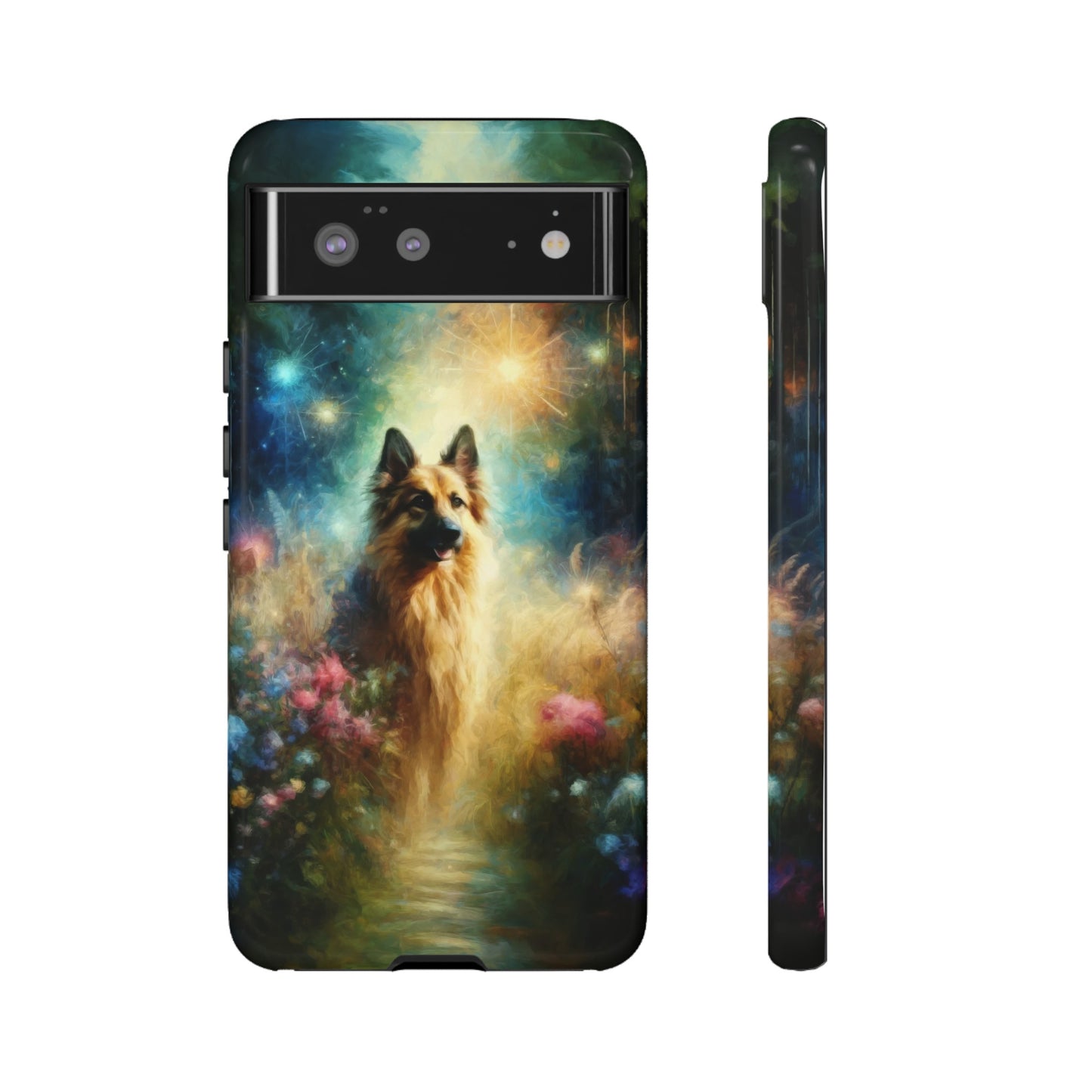 Fairy tale and impressionism German Shepherd Phone Case