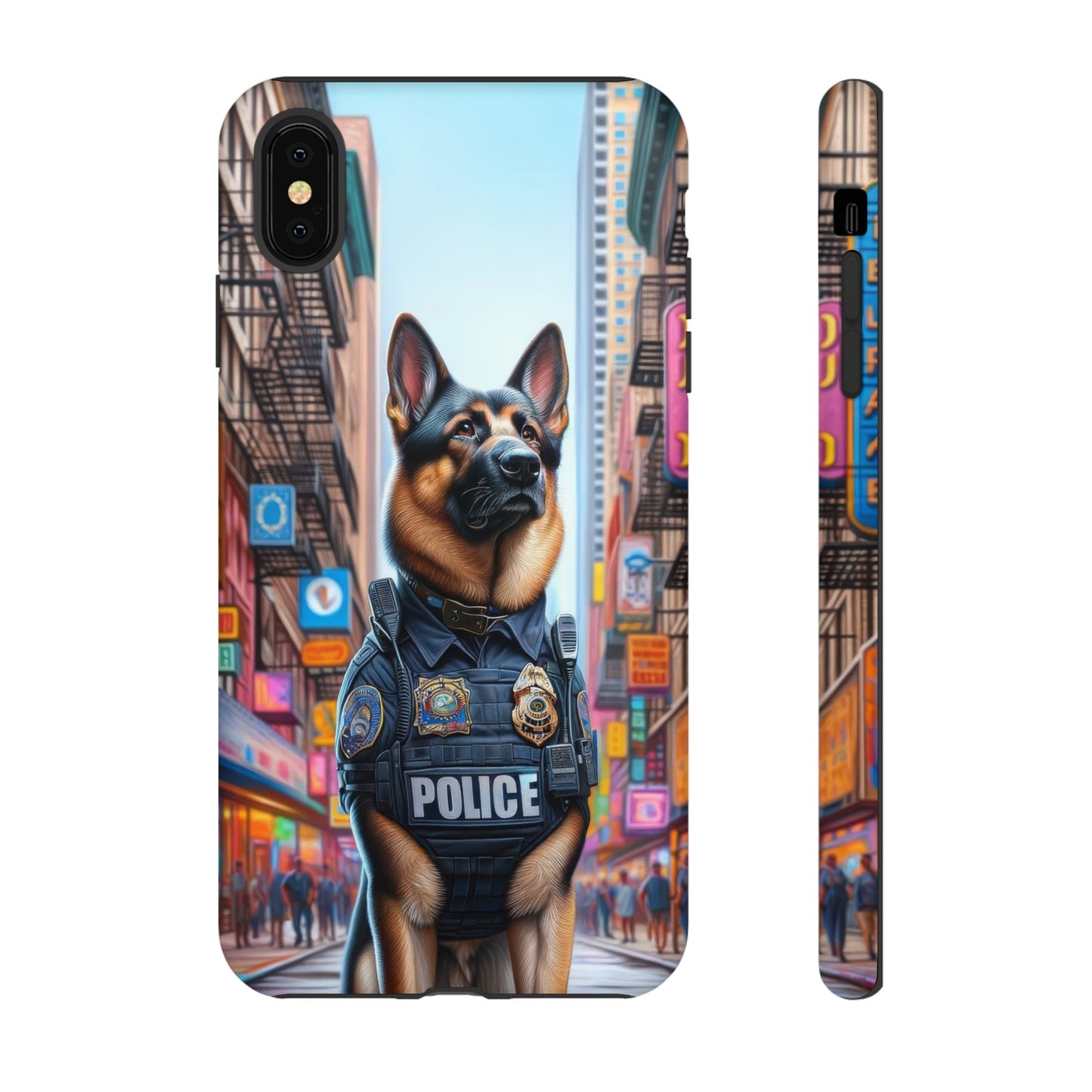 German Shepherd Police Officer Phone Case