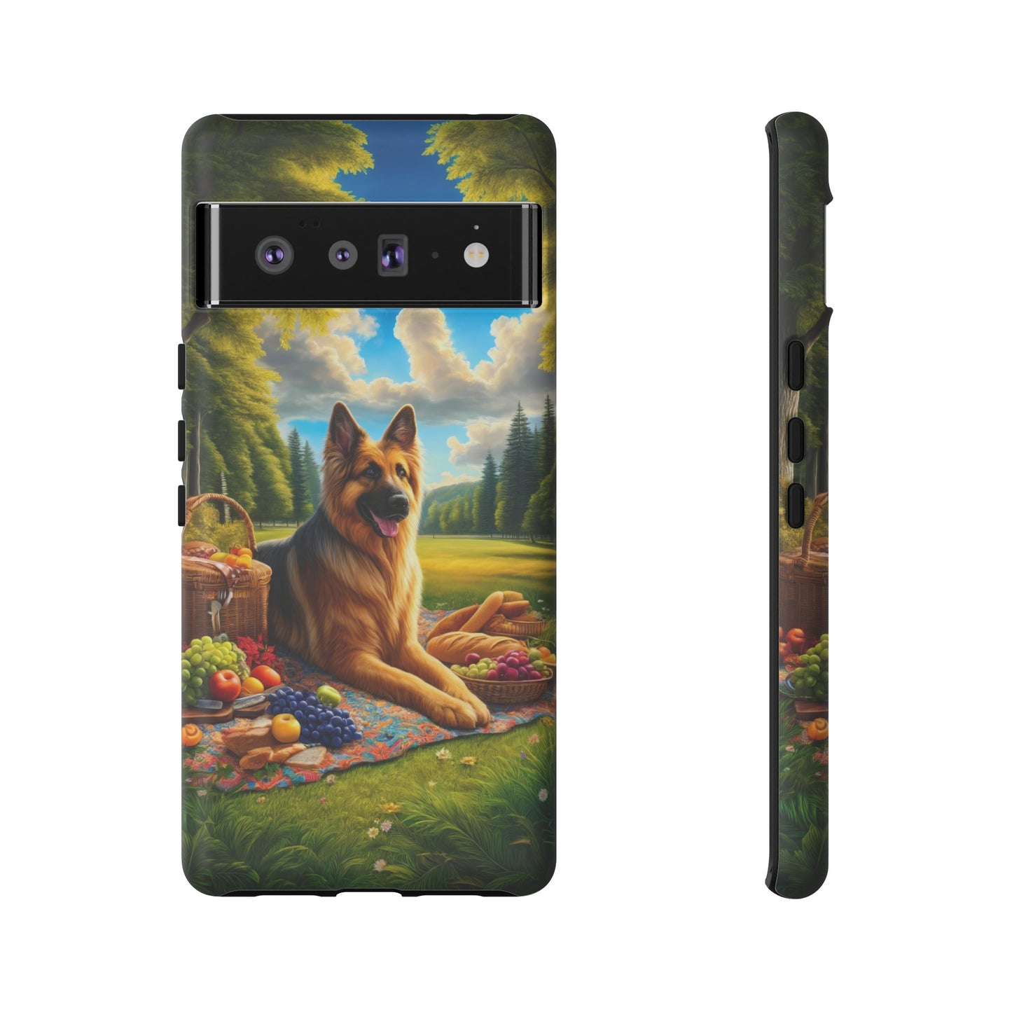 German Shepherd Giving a Speech Phone Case