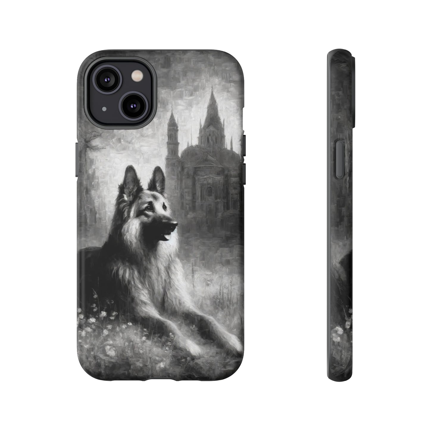 Neo-impressionism German Shepherd Phone Case