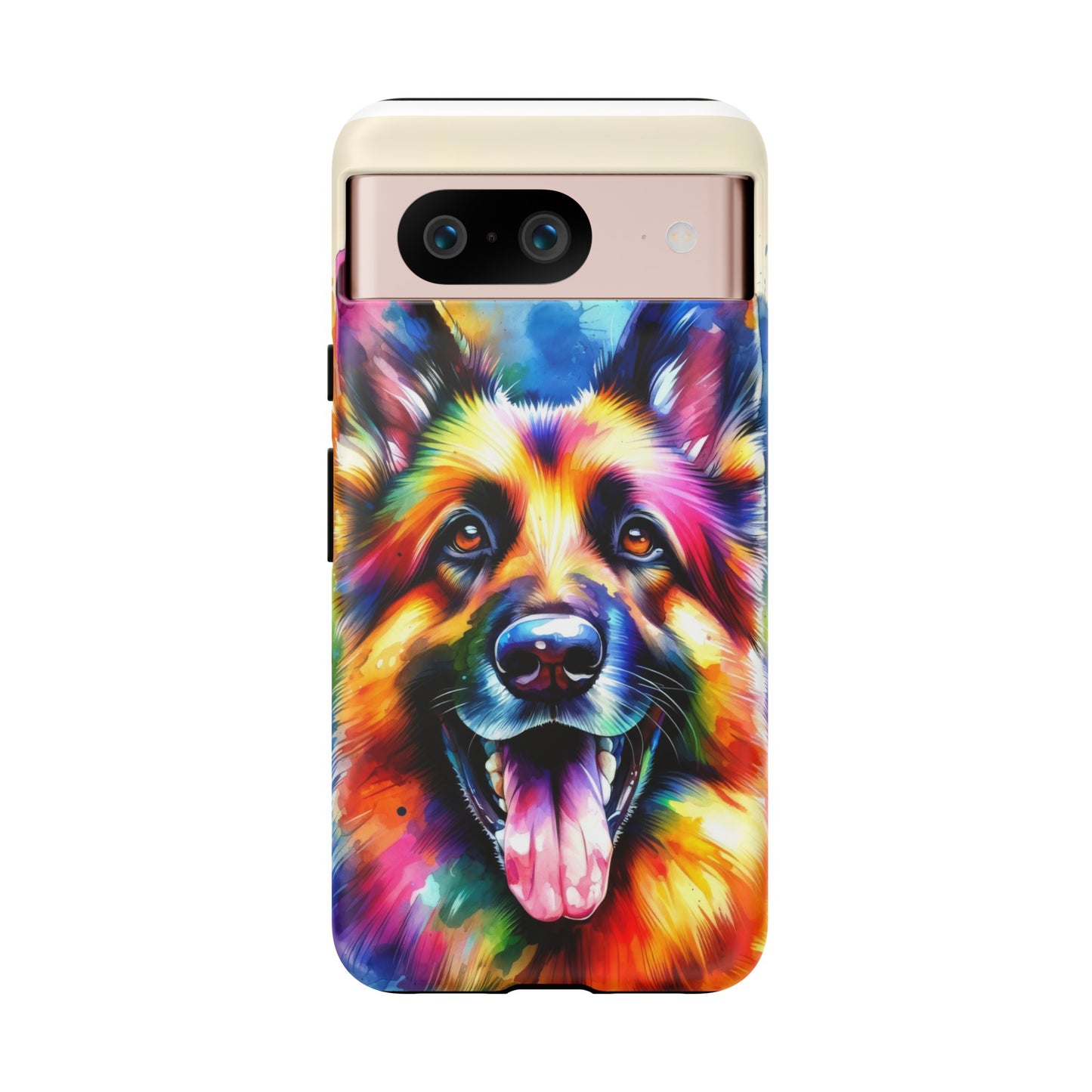 German Shepherd in Watercolor Tough Phone Case