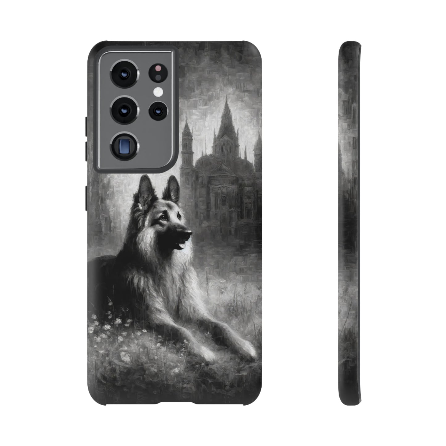 Neo-impressionism German Shepherd Phone Case