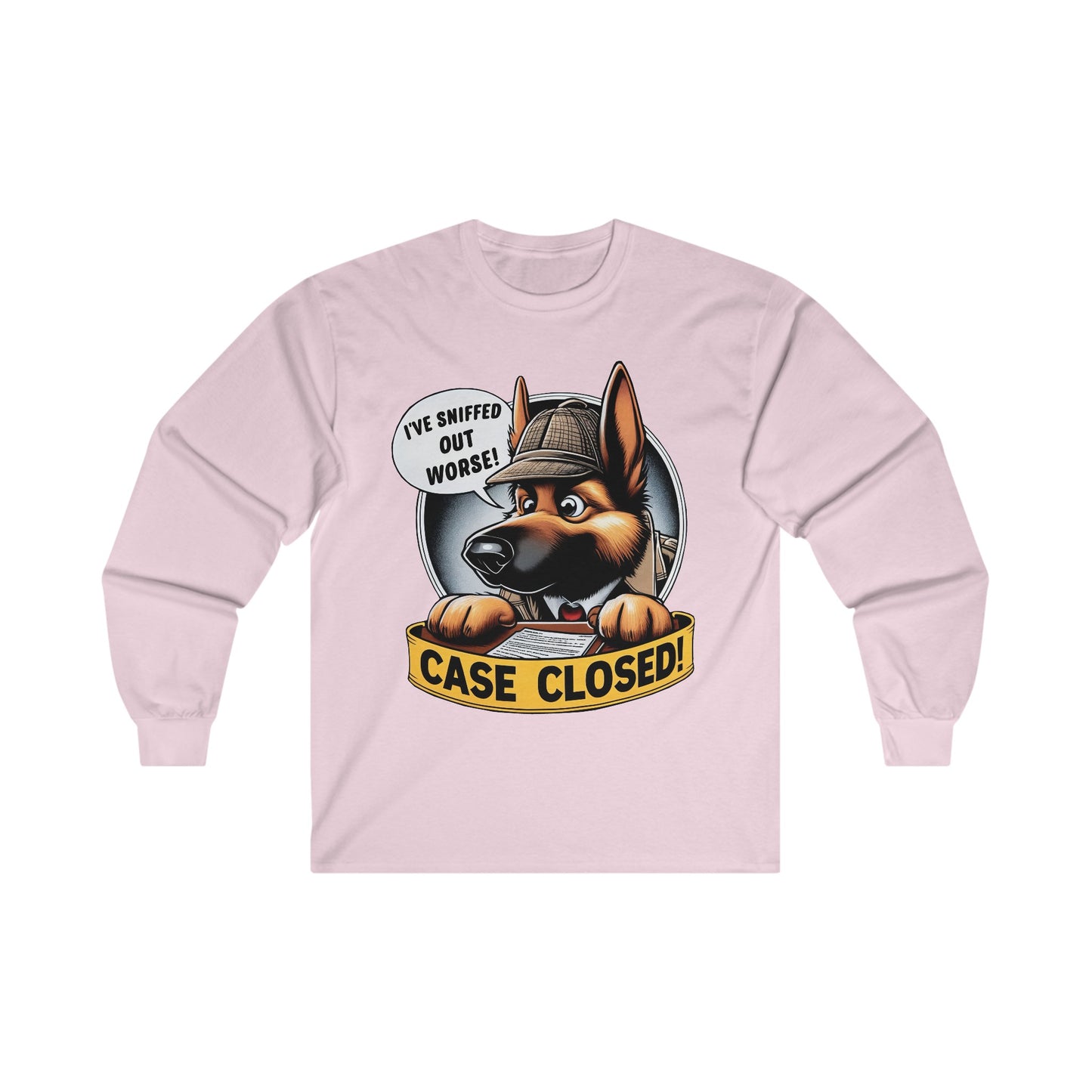 Case Closed Long Sleeve Shirt (20 colors) (German Shepherd)