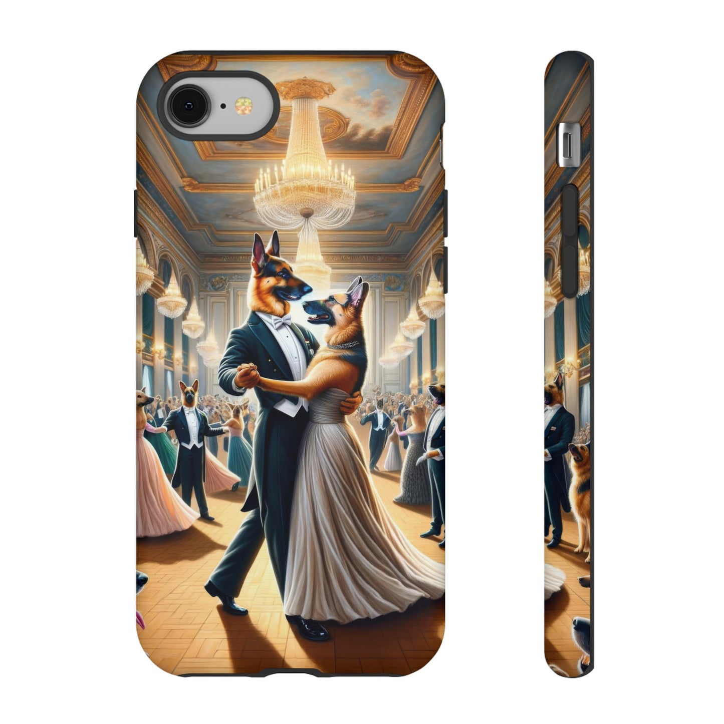 Dancing German Shepherds Tough Phone Case