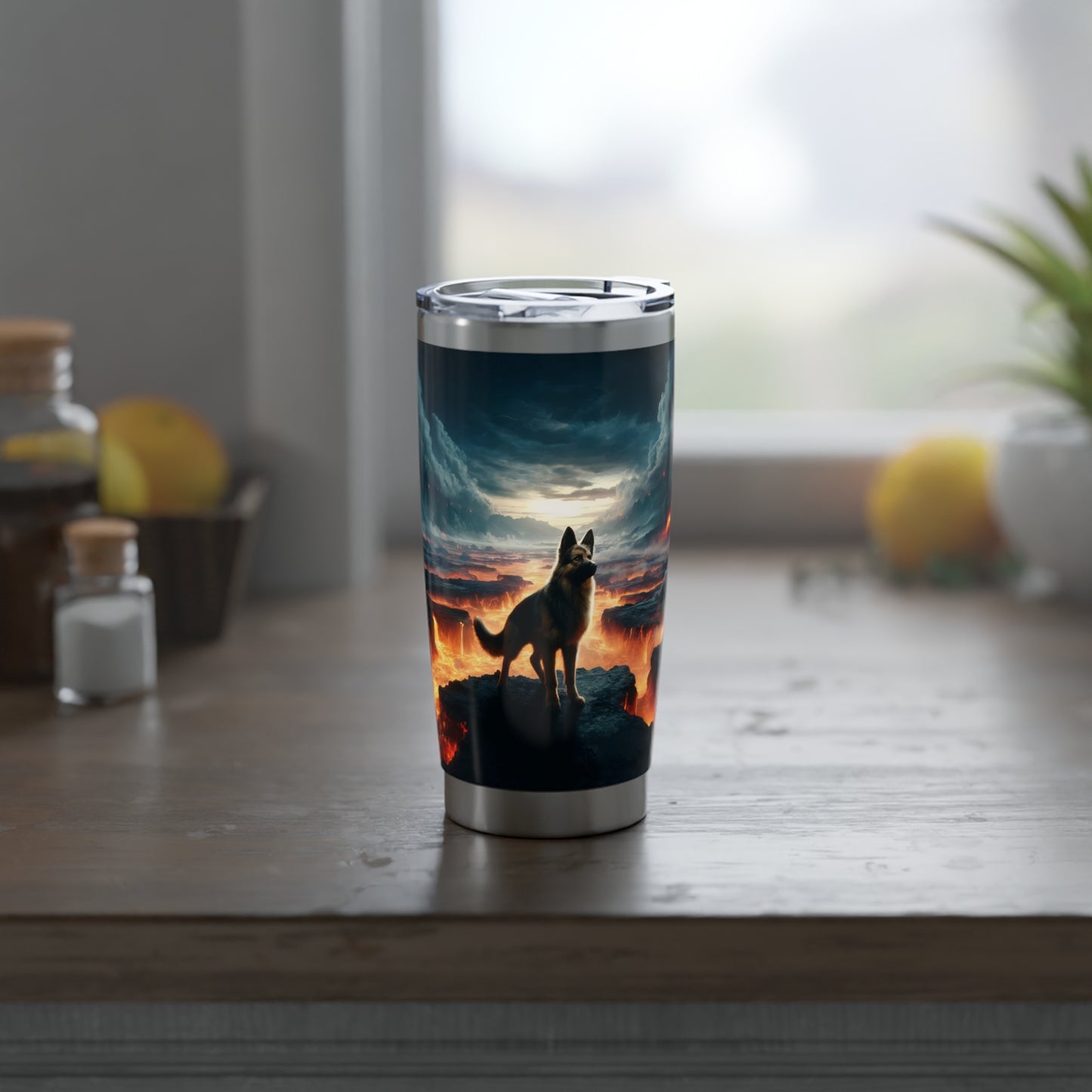 Concept art German Shepherd 20oz Tumbler