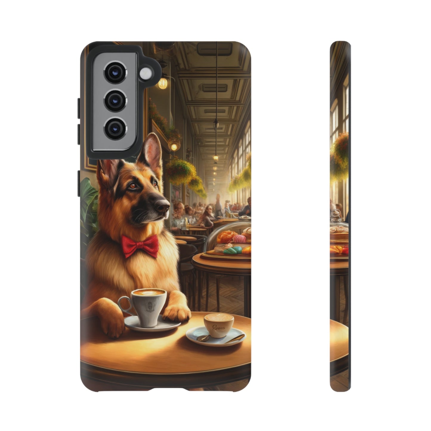 German Shepherd Drinking Phone Case