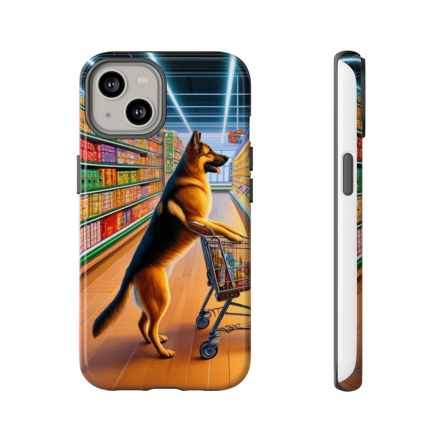 German Shepherd Shopping Phone Case