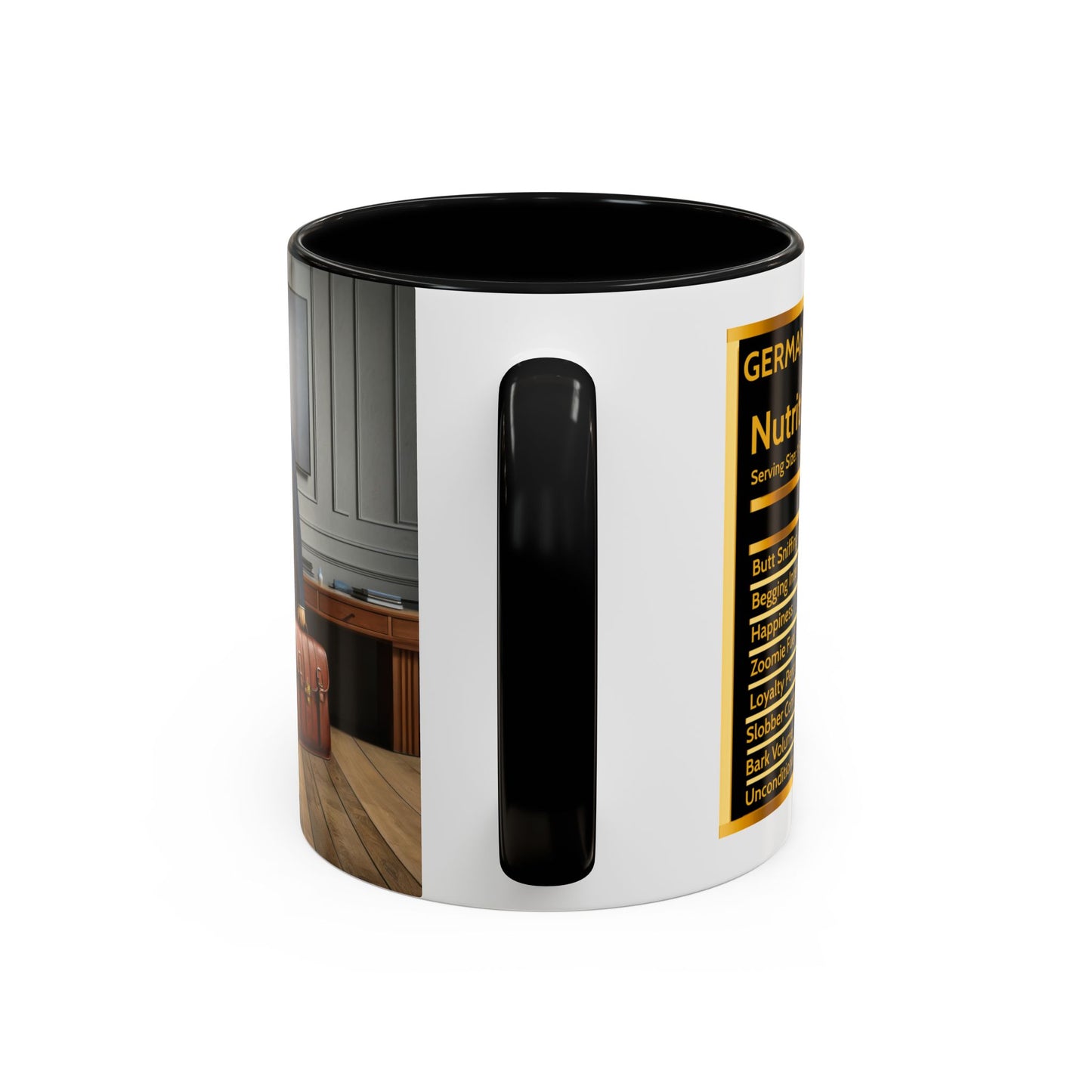 German Shepherd Wearing a Business Suit Coffee Mug