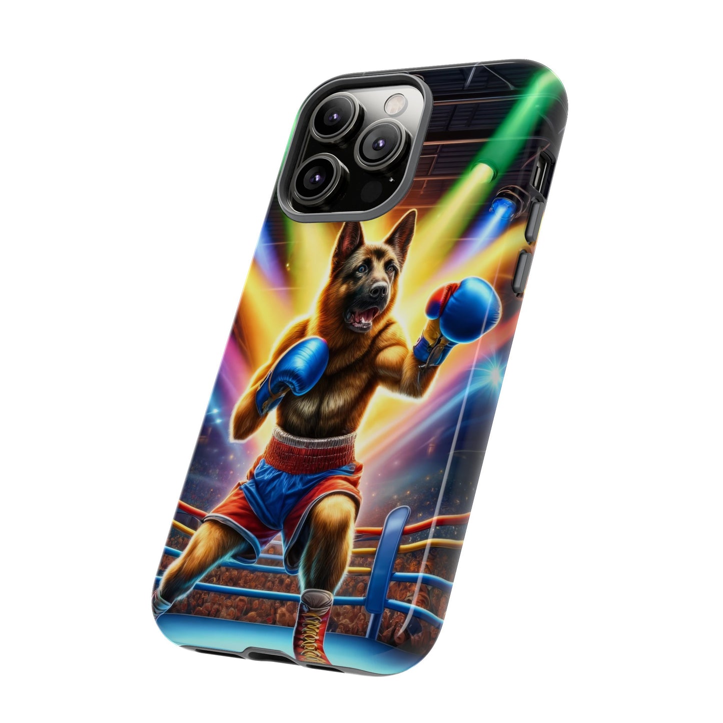 German Shepherd Boxing Phone Case