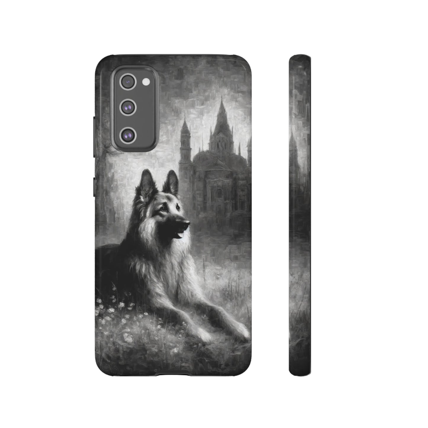 Neo-impressionism German Shepherd Phone Case