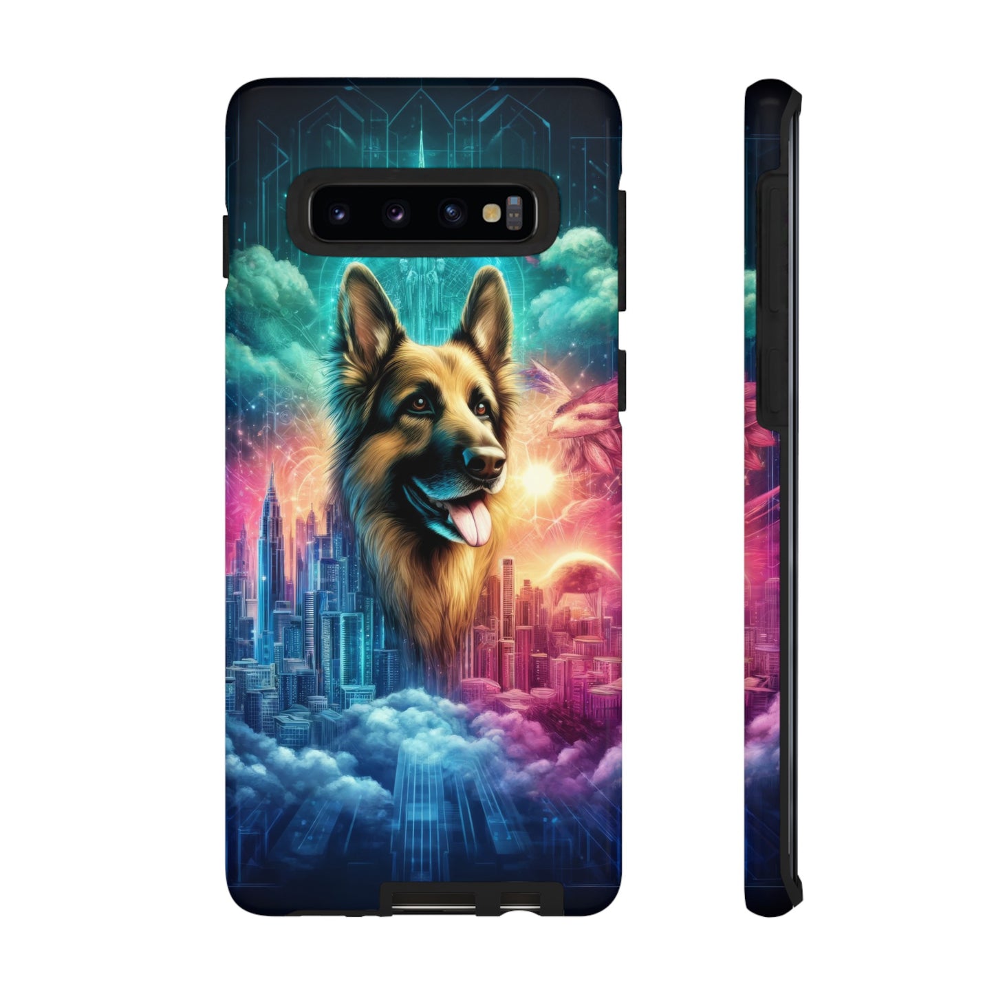 Dreamy fantasy German Shepherd Phone Case