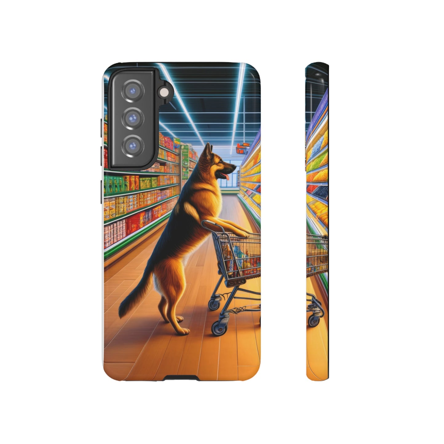 German Shepherd Shopping Phone Case