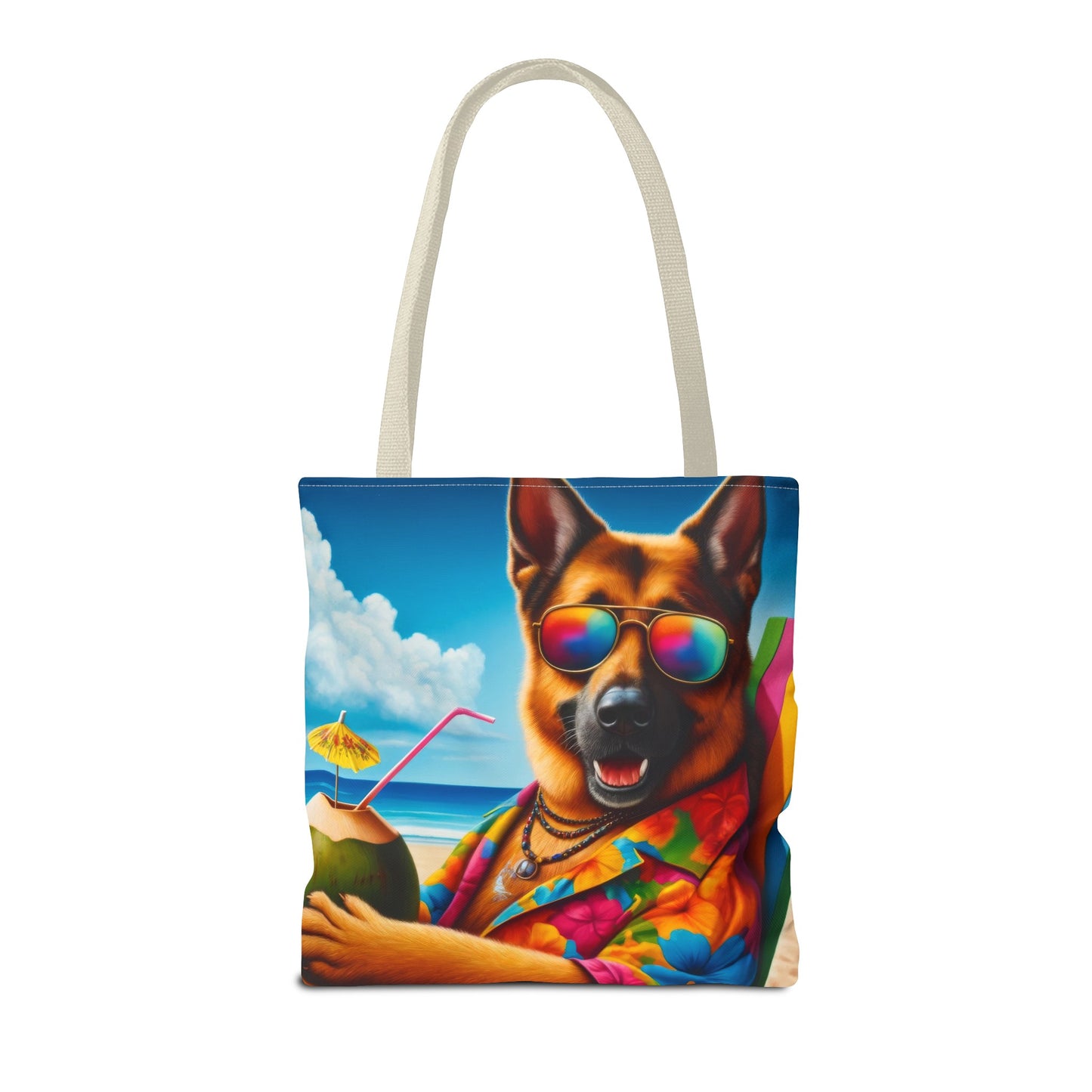 German Shepherd Vacation Tote Bag