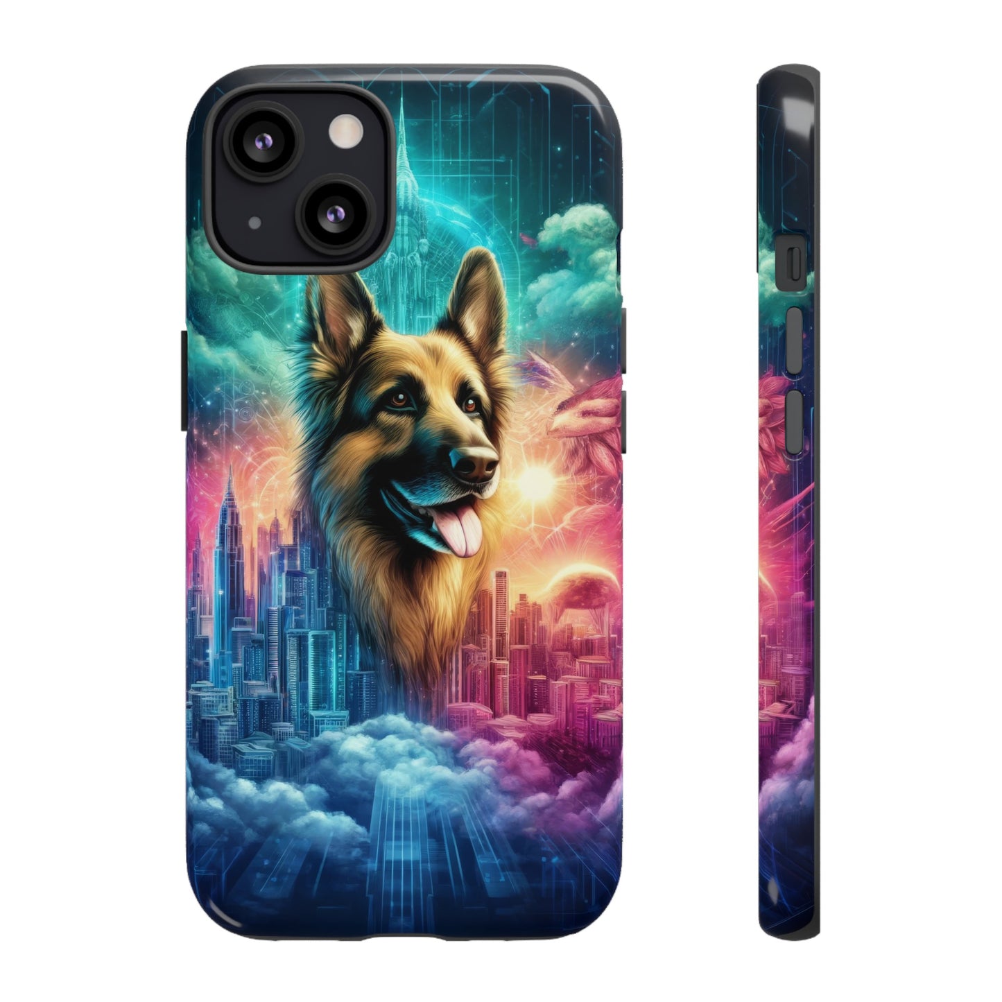 Dreamy fantasy German Shepherd Phone Case