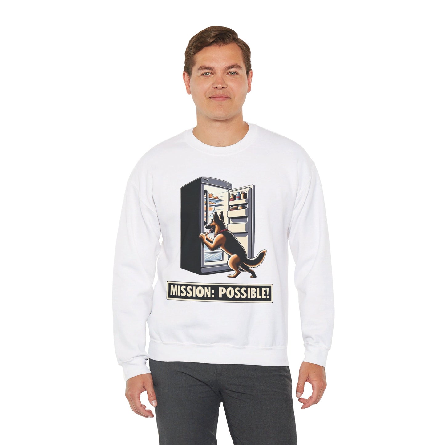 Mission Possible Sweatshirt (10 colors) (German Shepherd)