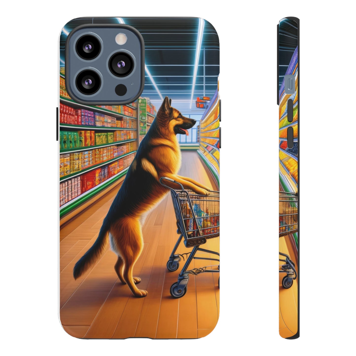 German Shepherd Shopping Phone Case