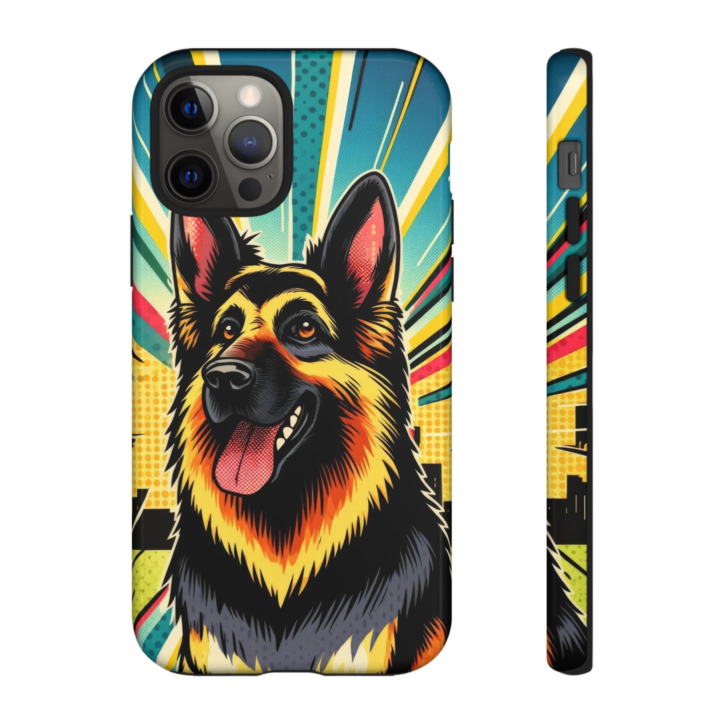 Comic style German Shepherd Phone Case