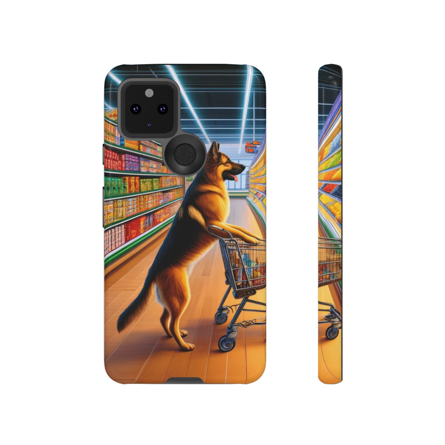 German Shepherd Shopping Phone Case