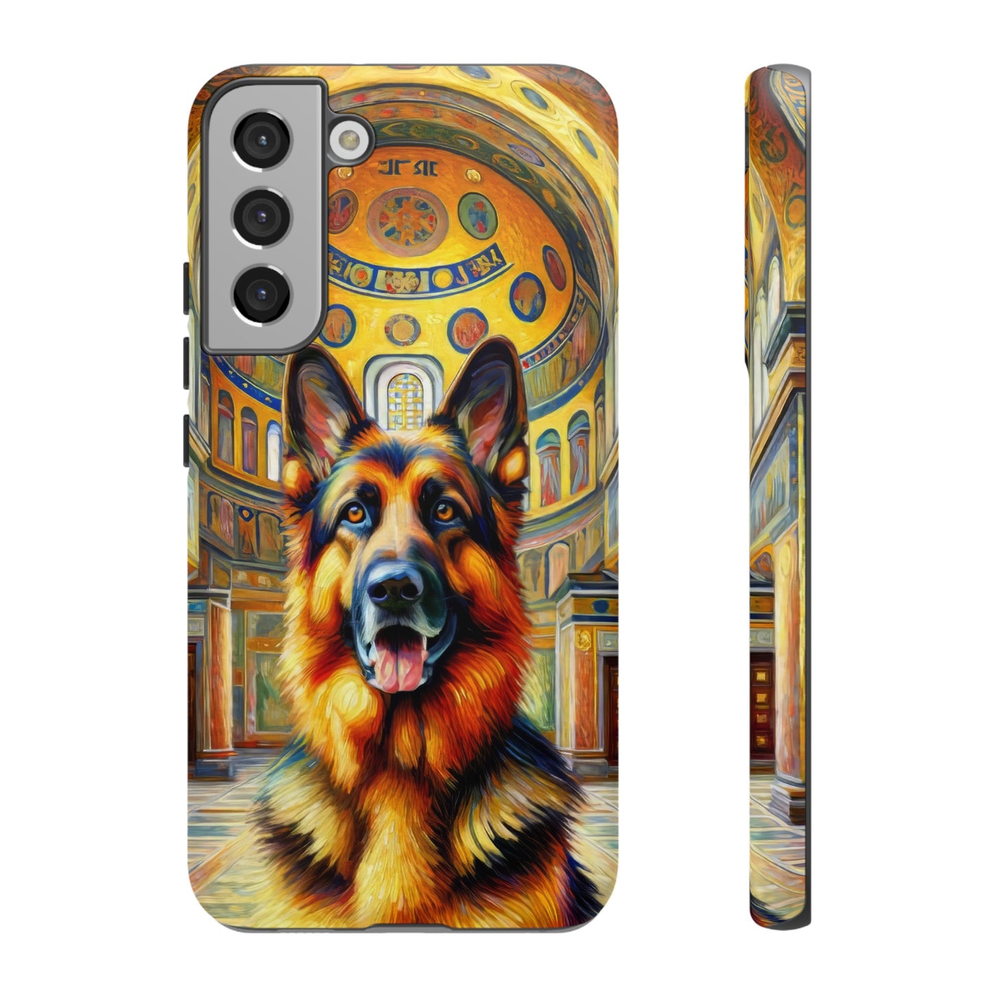 Neo-impressionist German Shepherd Phone Case