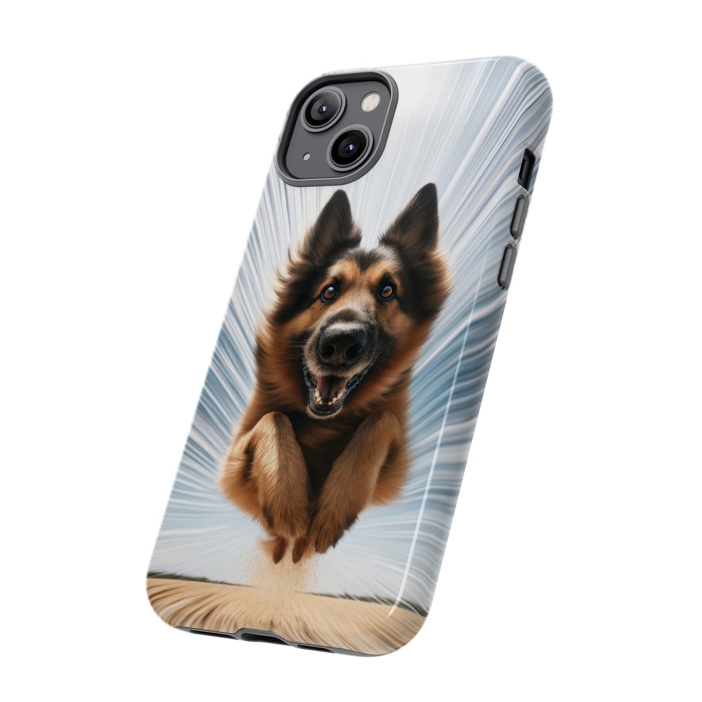 Motion blur German Shepherd Phone Case