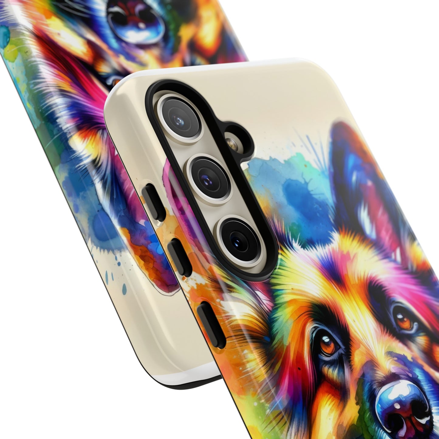 German Shepherd in Watercolor Tough Phone Case