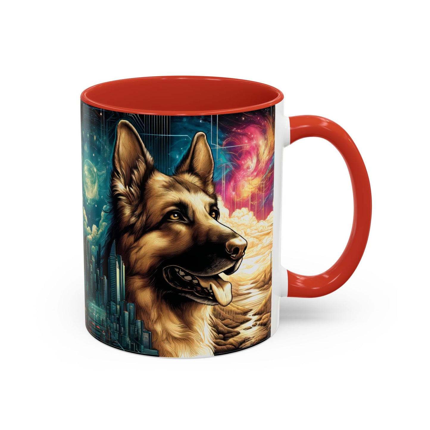 Dreamy fantasy German Shepherd Coffee Mug