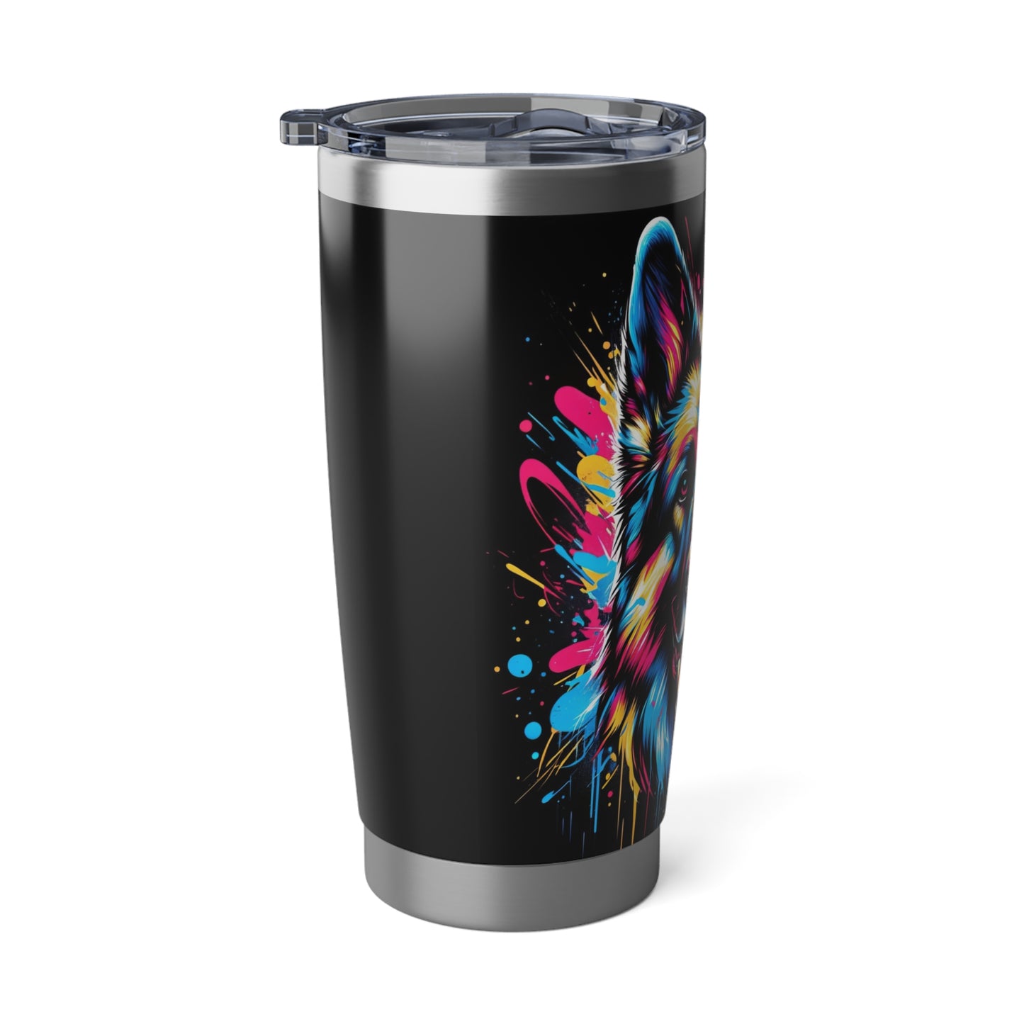 Graffiti-style German Shepherd 20oz Tumbler