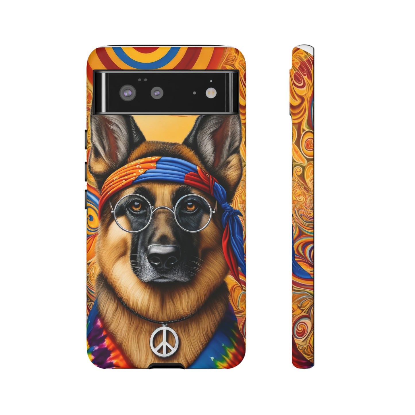 Hippie German Shepherd Tough Phone Case