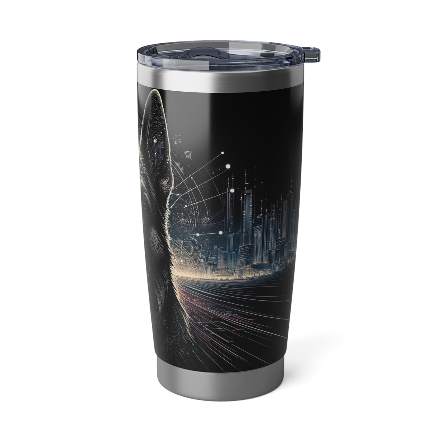 Futuristic German Shepherd 20oz Tumbler
