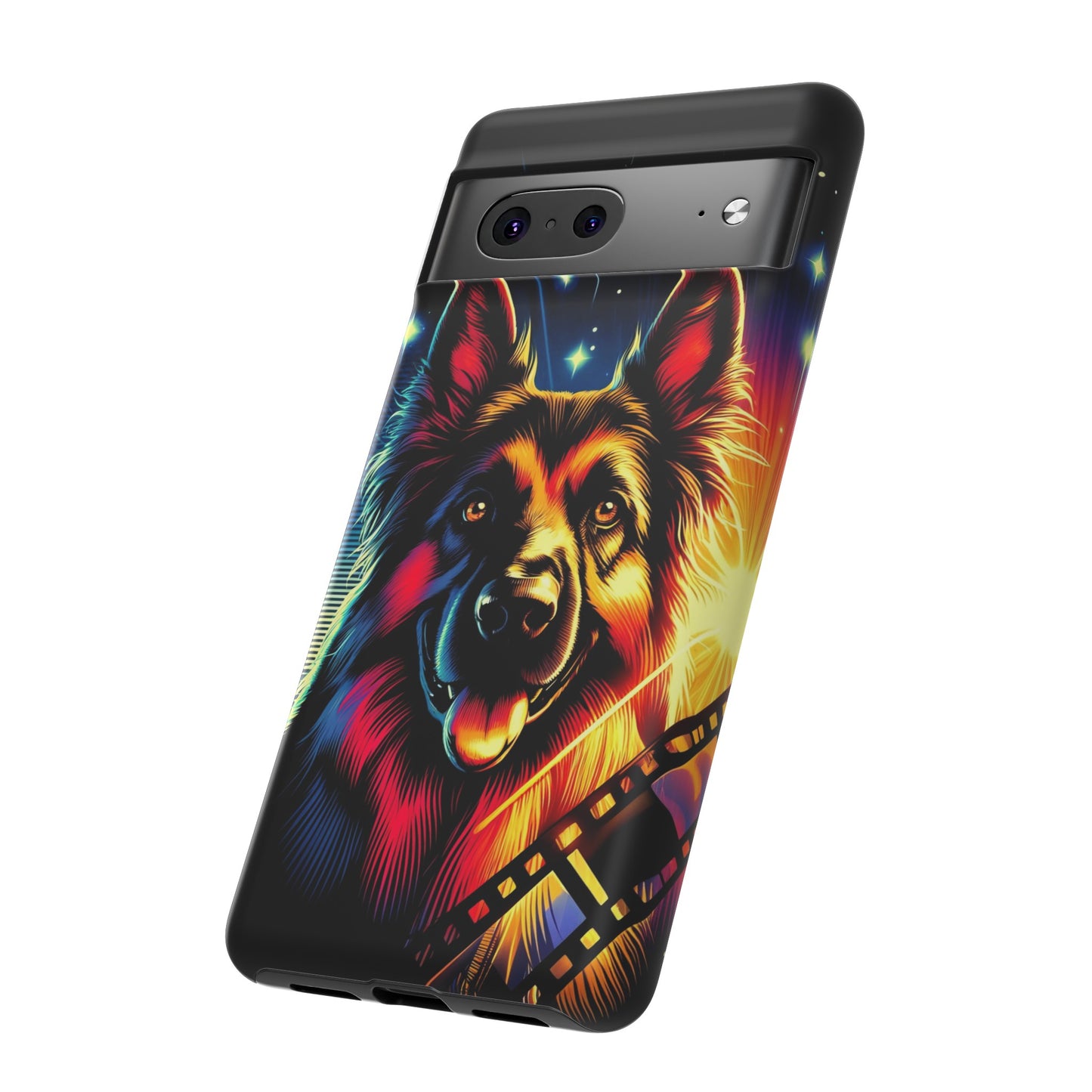 Comic book style German Shepherd Phone Case