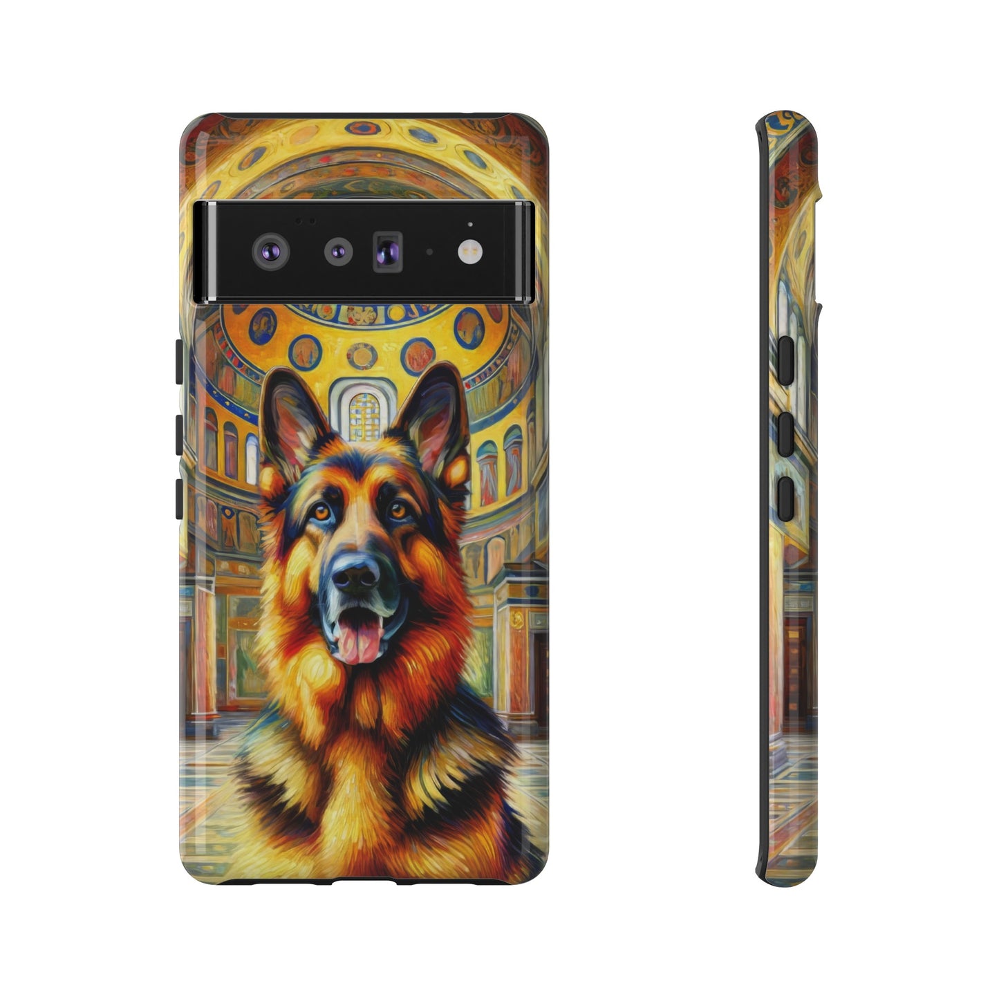 Neo-impressionist German Shepherd Phone Case