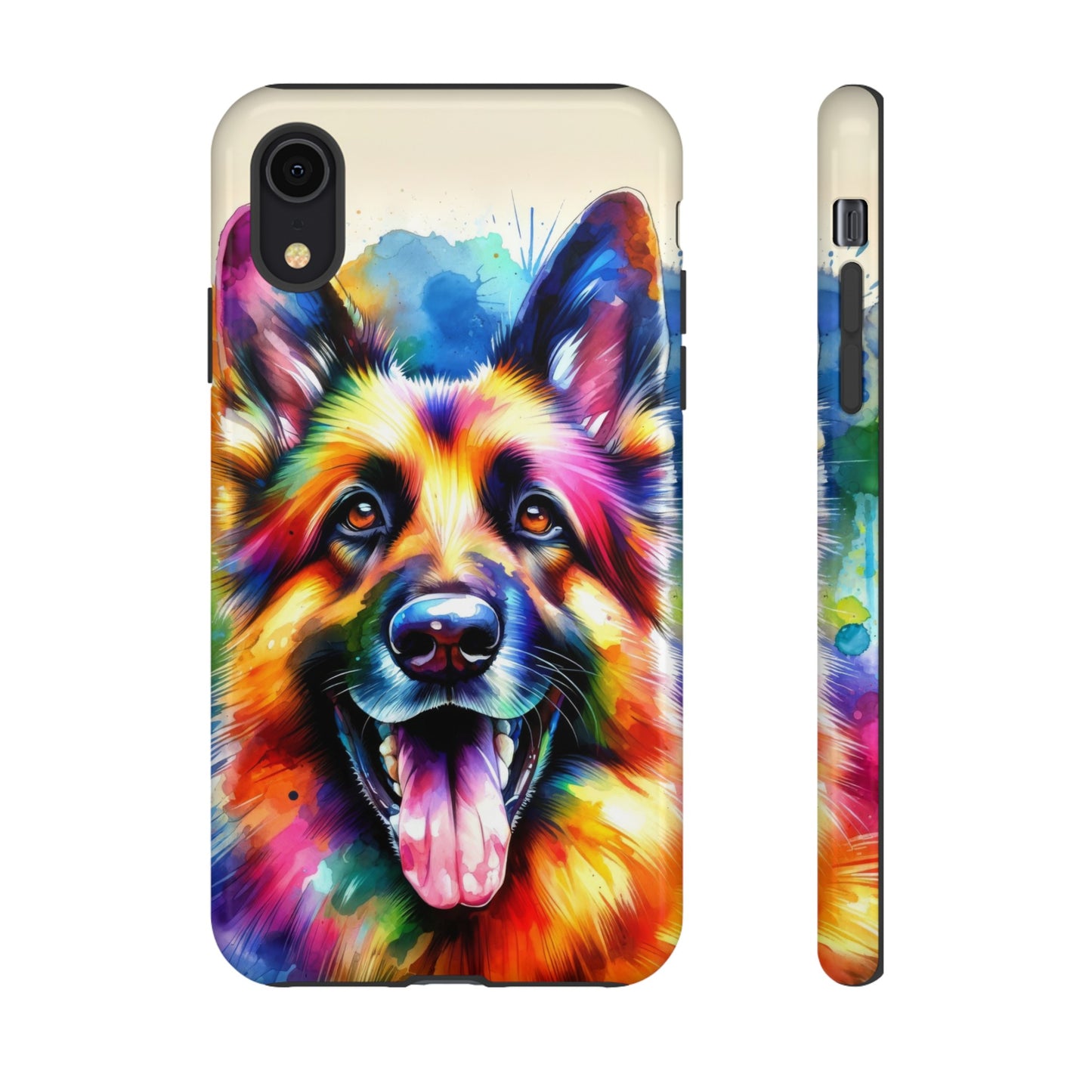 German Shepherd in Watercolor Tough Phone Case