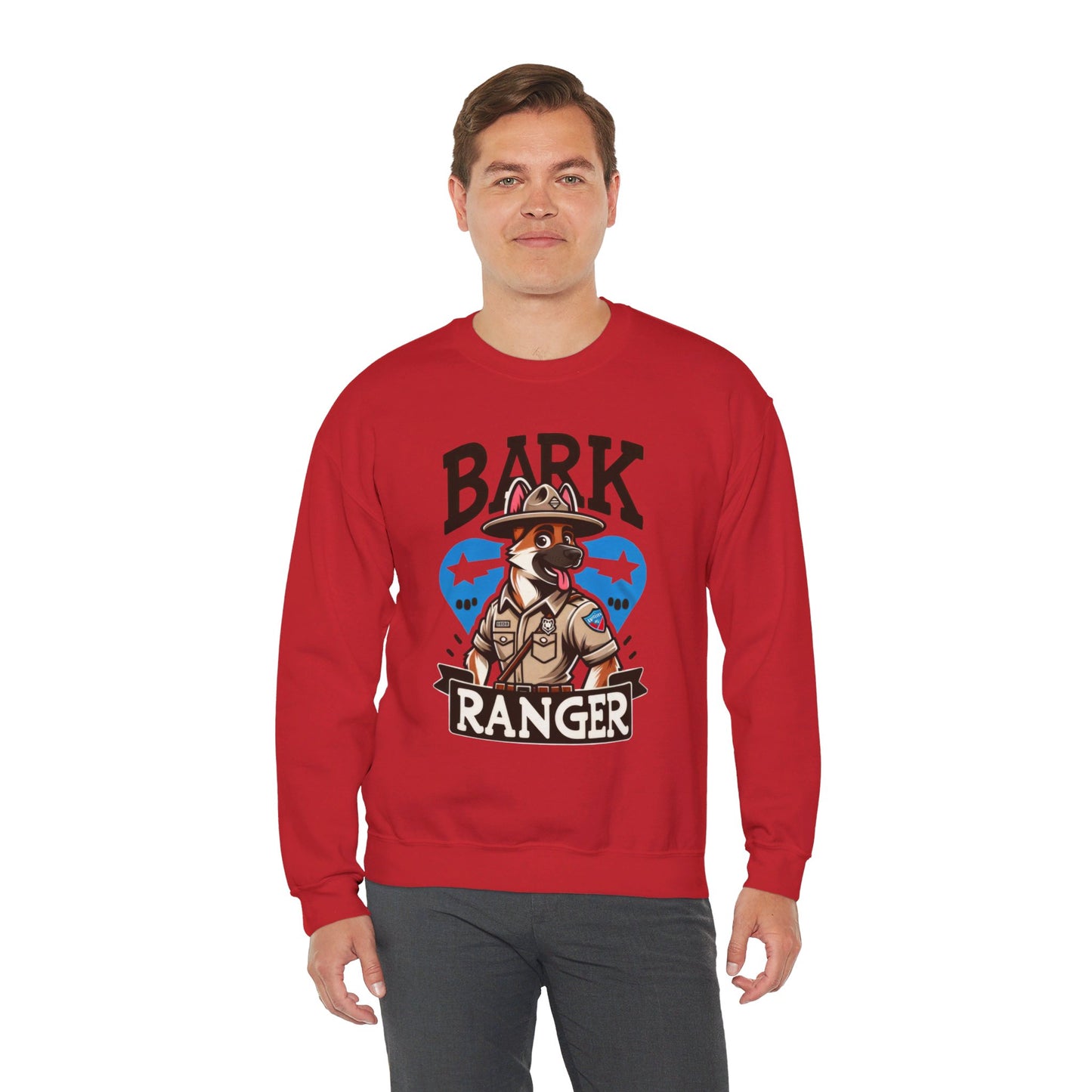 Bark Ranger On Duty Sweatshirt (10 colors) (German Shepherd)