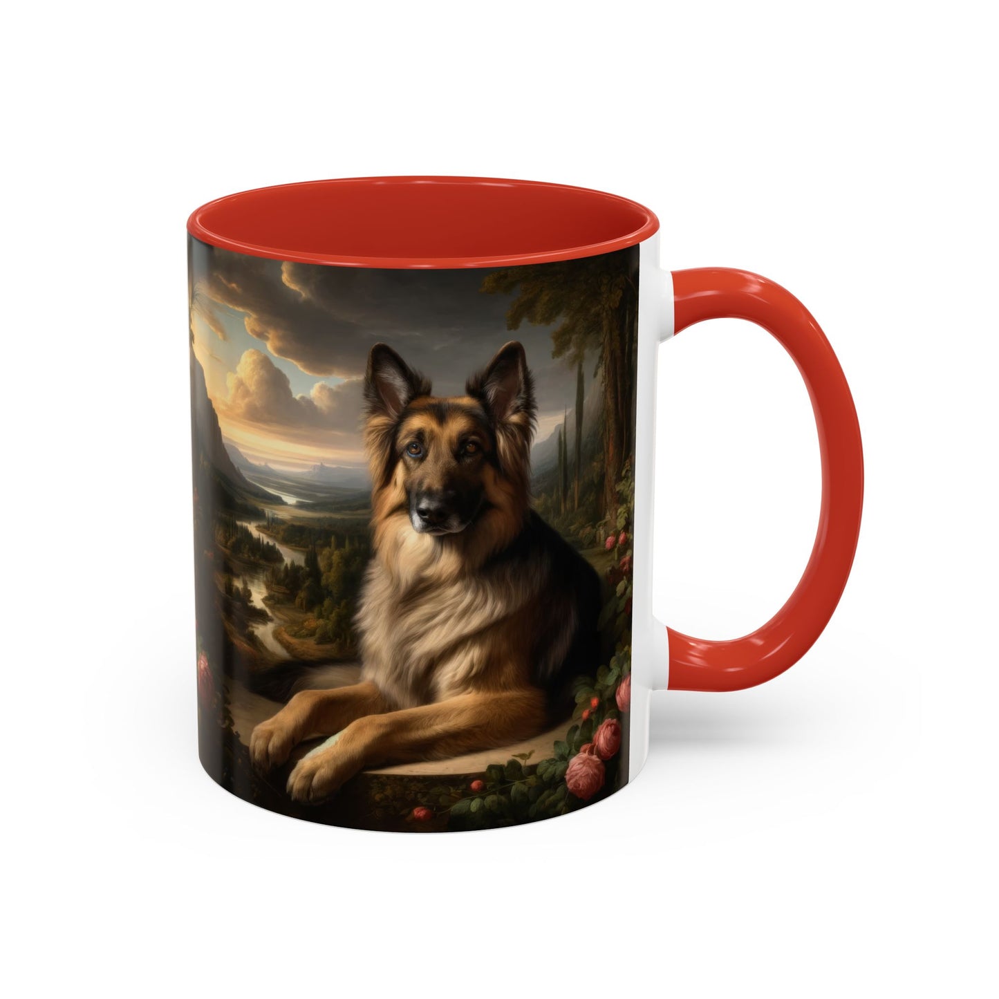 Romanticism inspired German Shepherd Coffee Mug