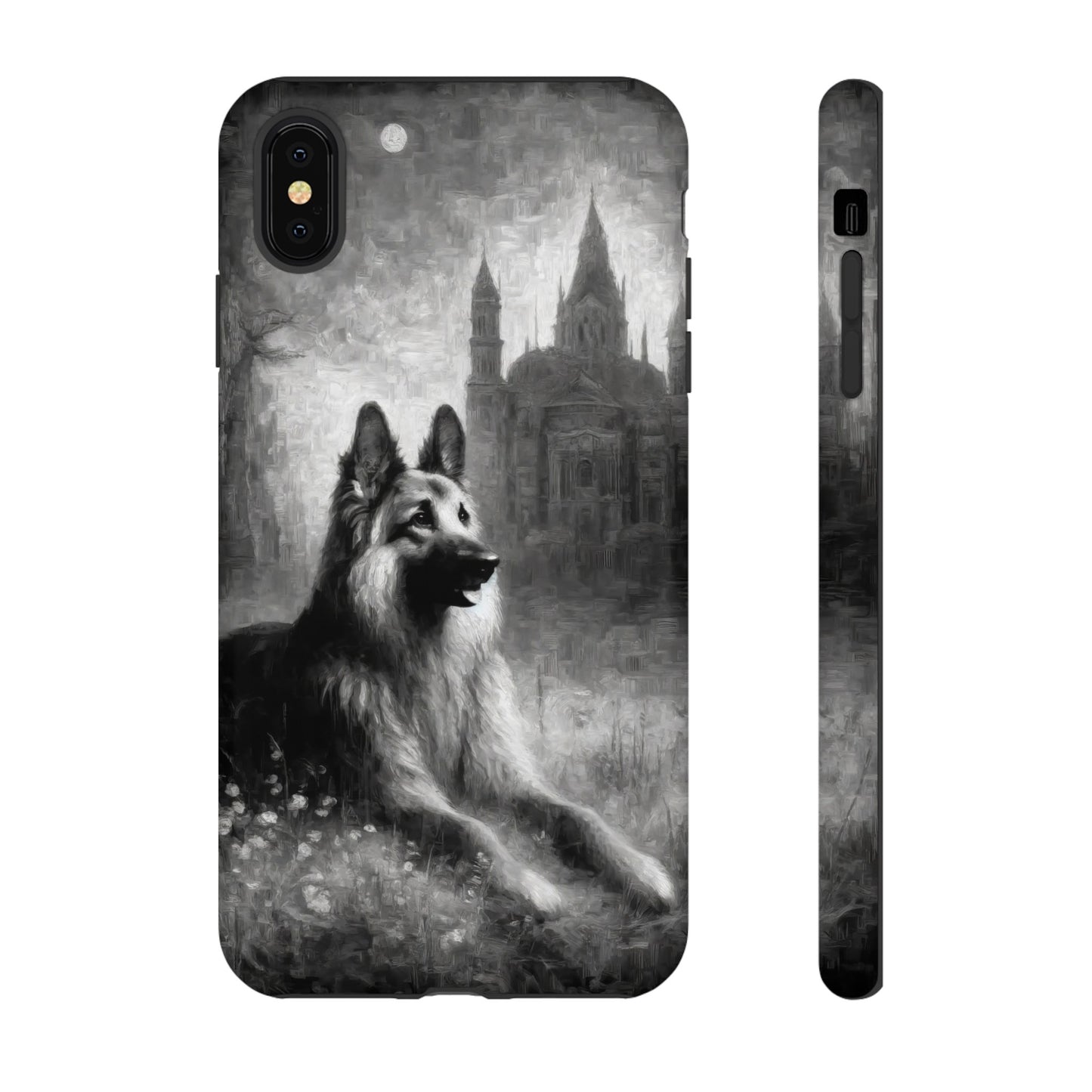 Neo-impressionism German Shepherd Phone Case