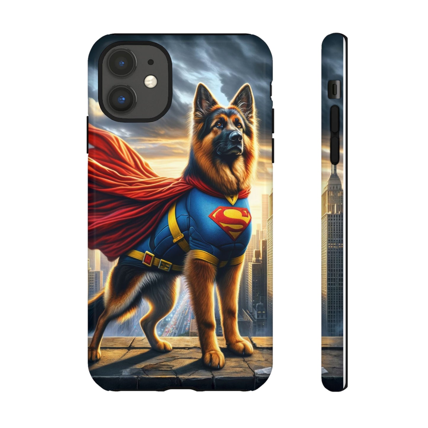 German Shepherd Superhero Phone Case