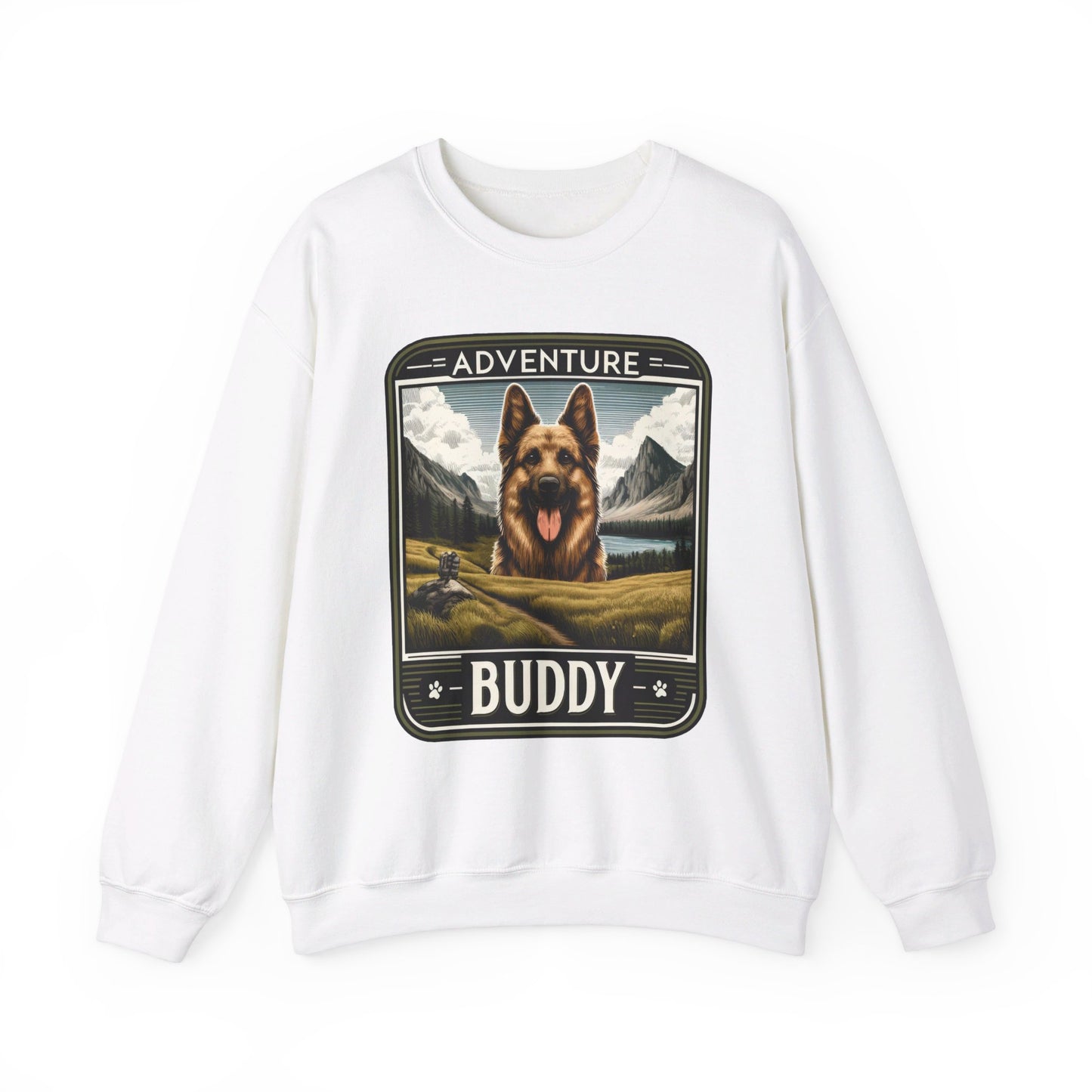 Adventure Buddy Sweatshirt (10 colors) (German Shepherd)