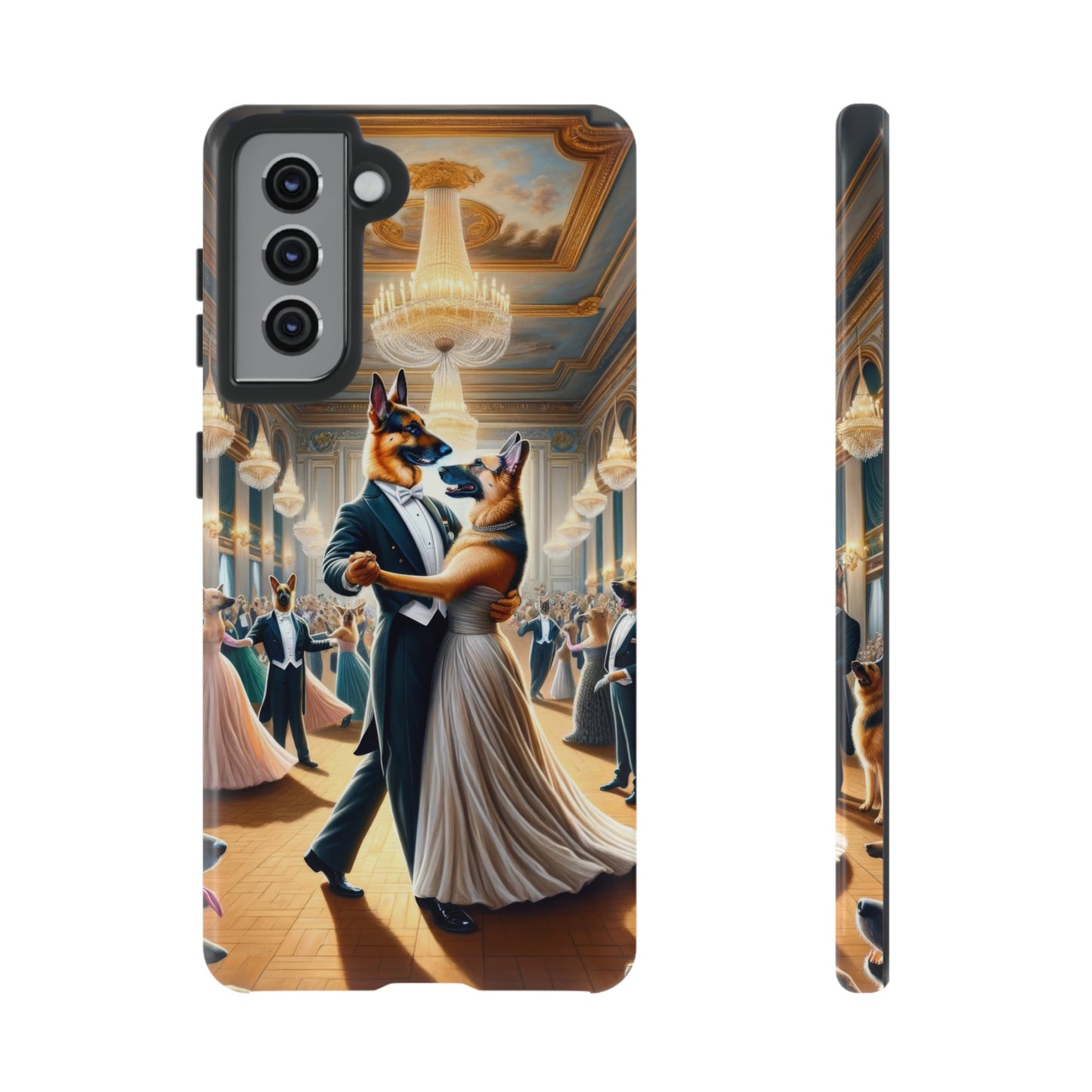 Dancing German Shepherds Tough Phone Case