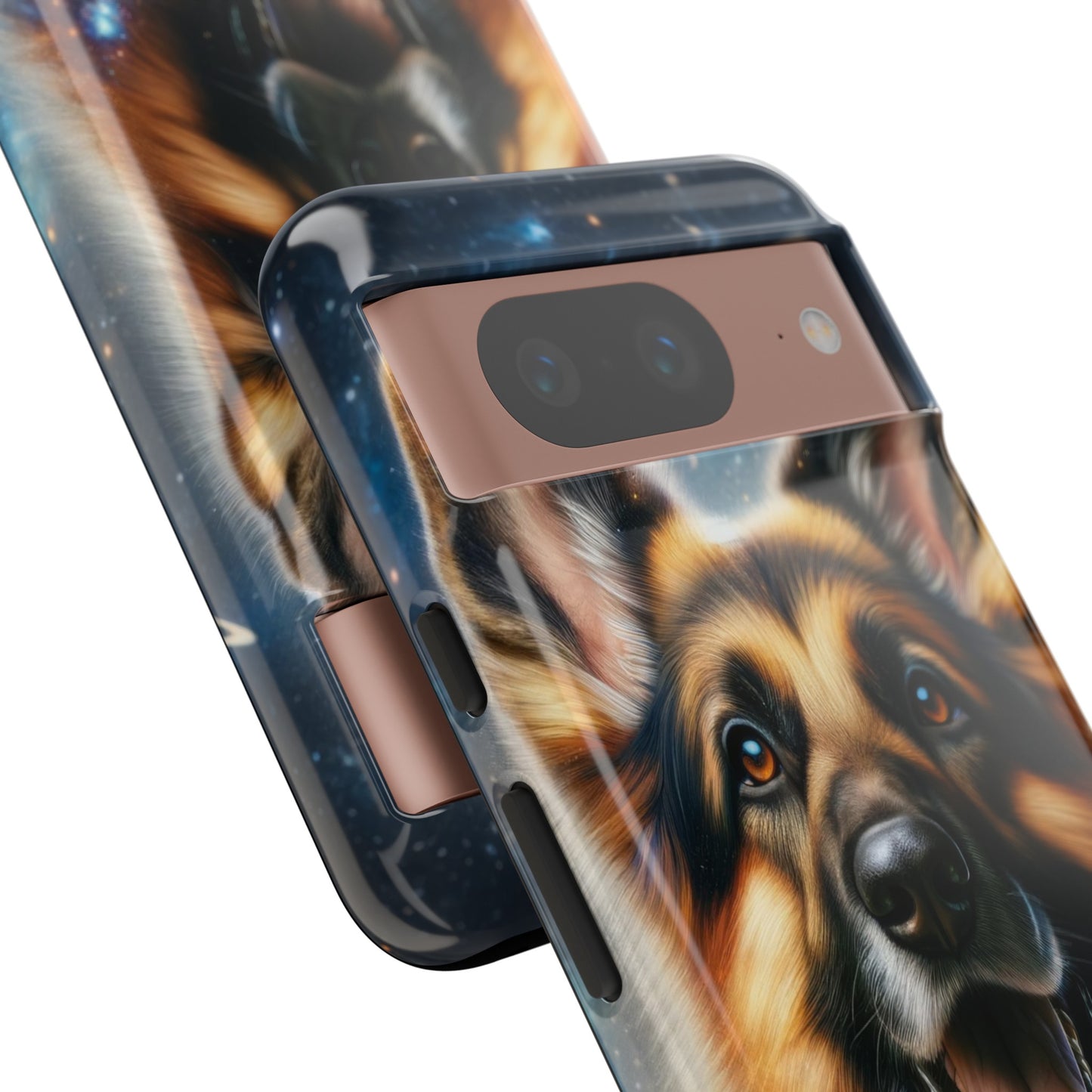 German Shepherd in Space Tough Phone Case