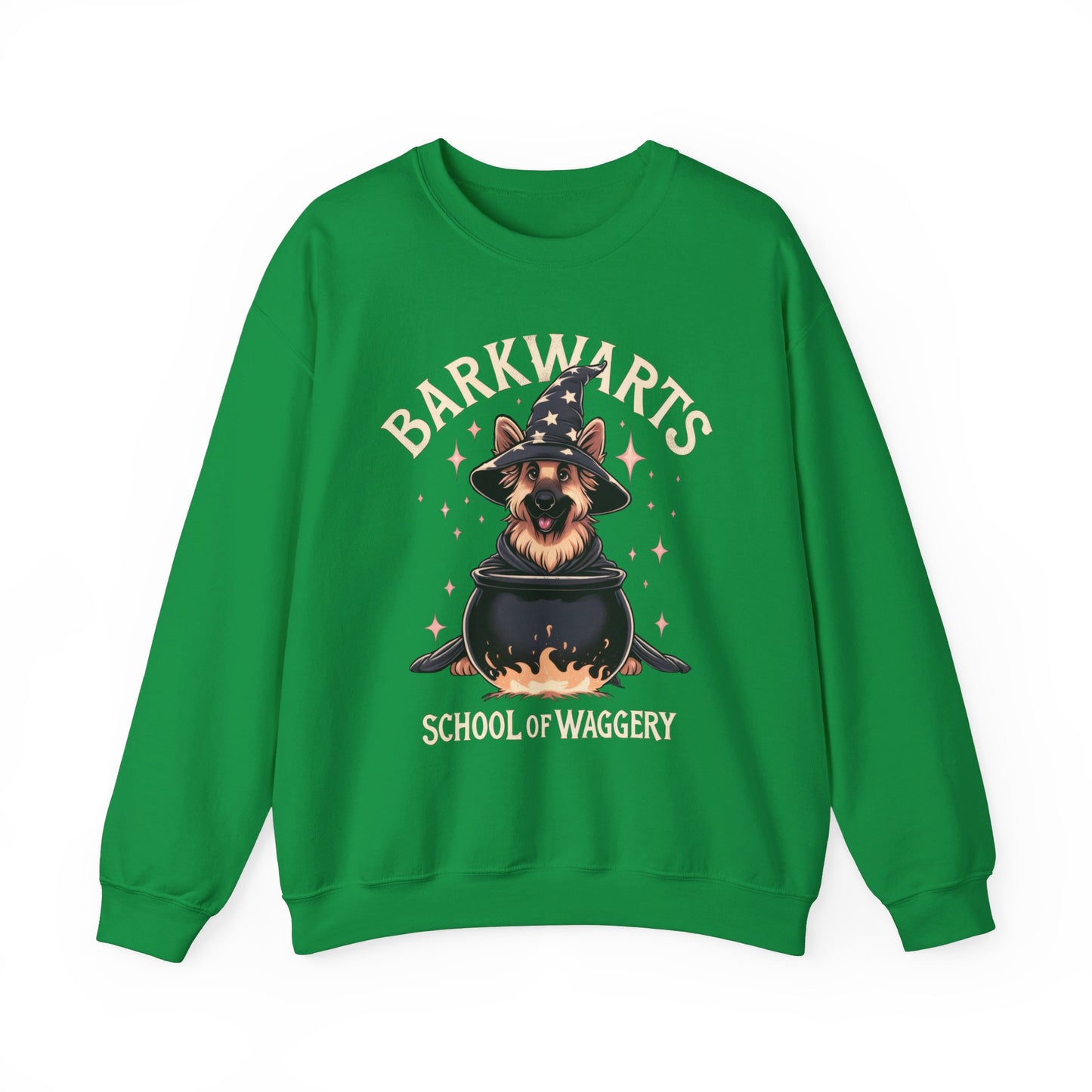 BarkWarts School of Waggery Sweatshirt (10 colors) (German Shepherd)