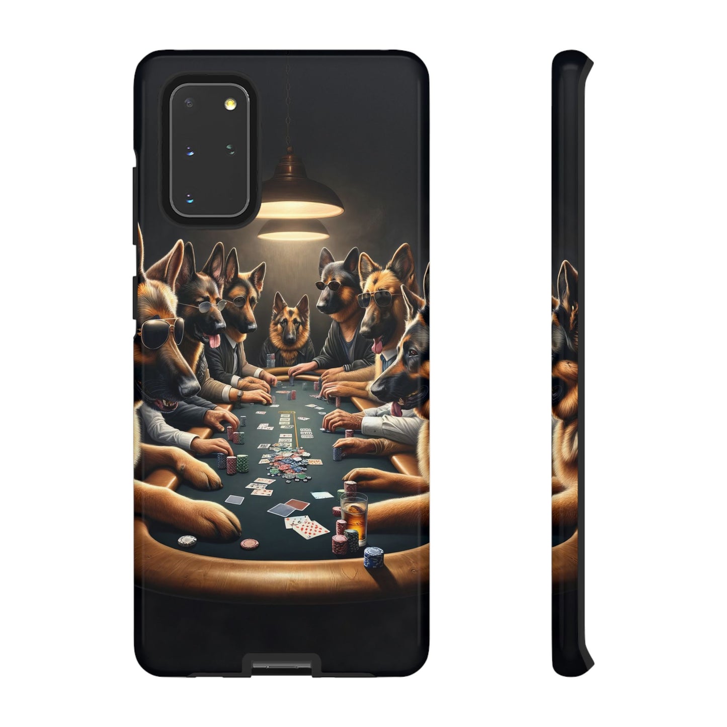 German Shepherds Playing Poker Tough Phone Case