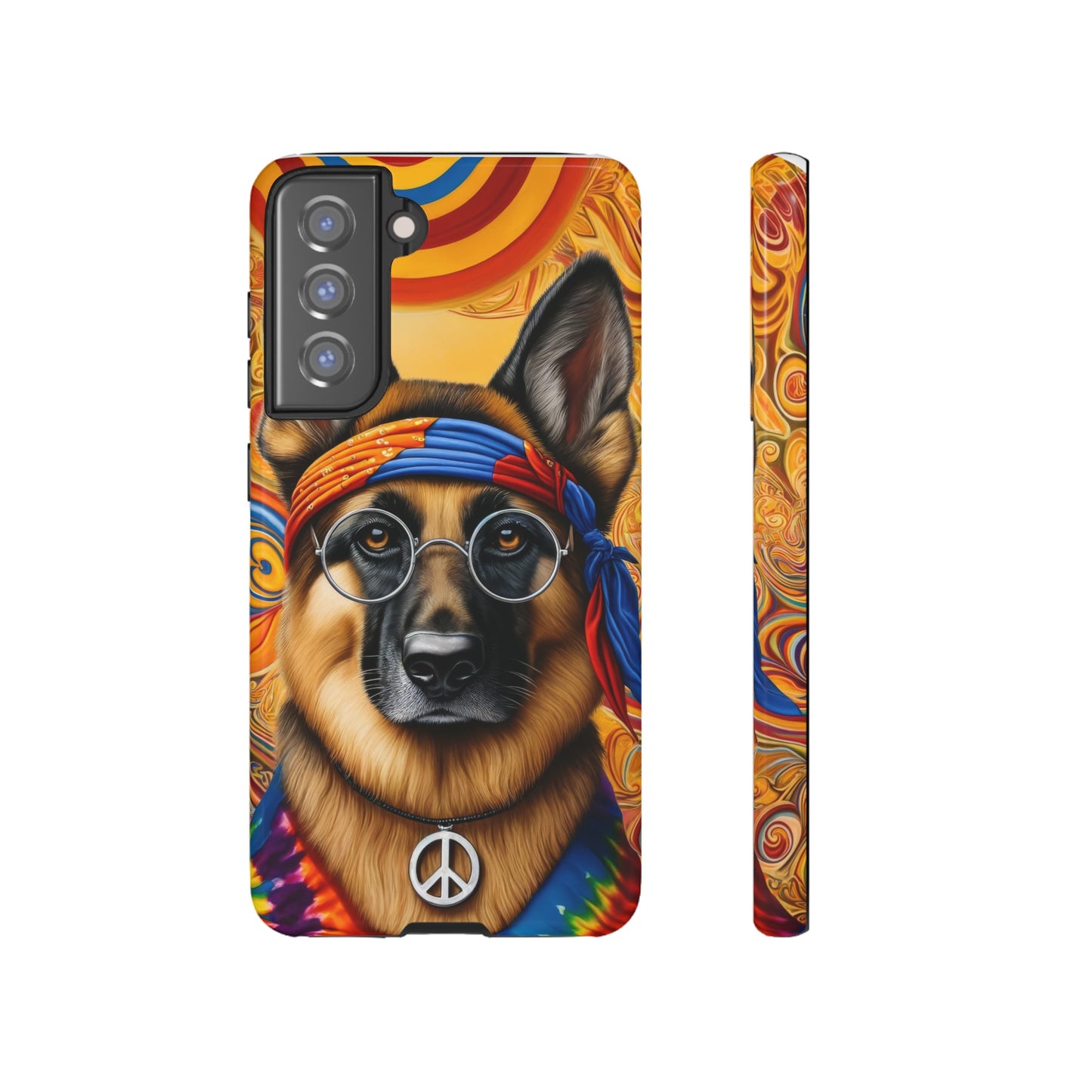 Hippie German Shepherd Tough Phone Case