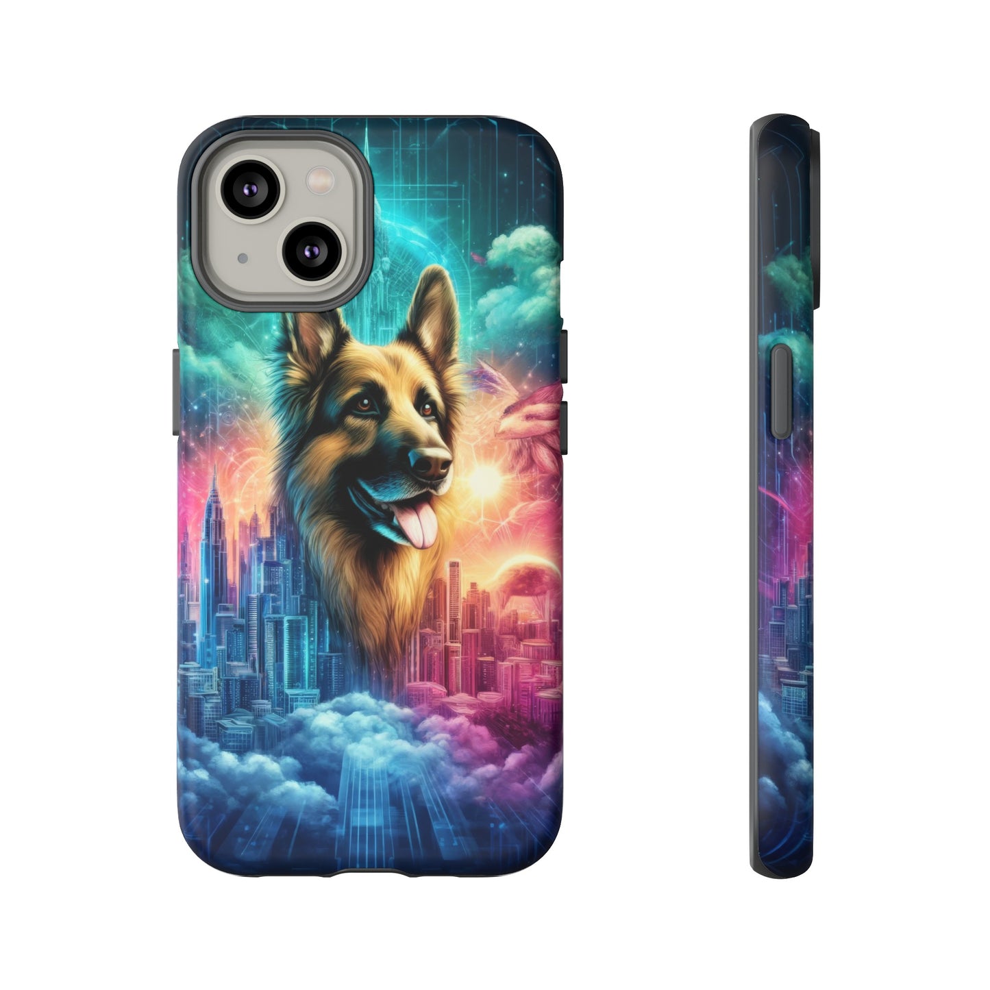 Dreamy fantasy German Shepherd Phone Case