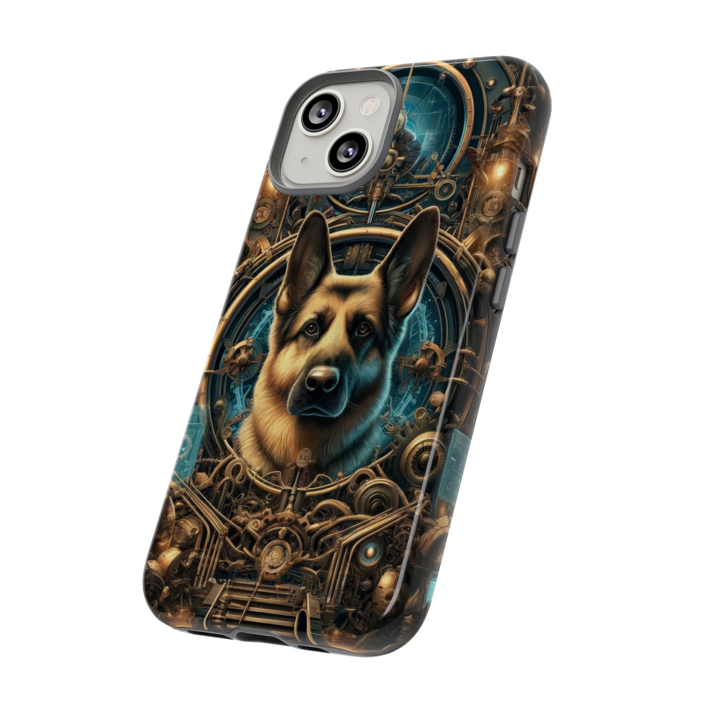 Steampunk Fantasy V2 German Shepherd Phone Case