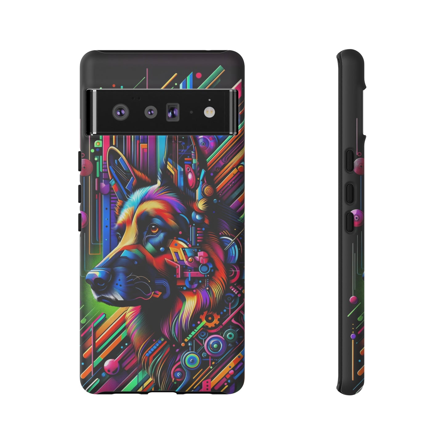 Constructivism and dadaism German Shepherd Phone Case