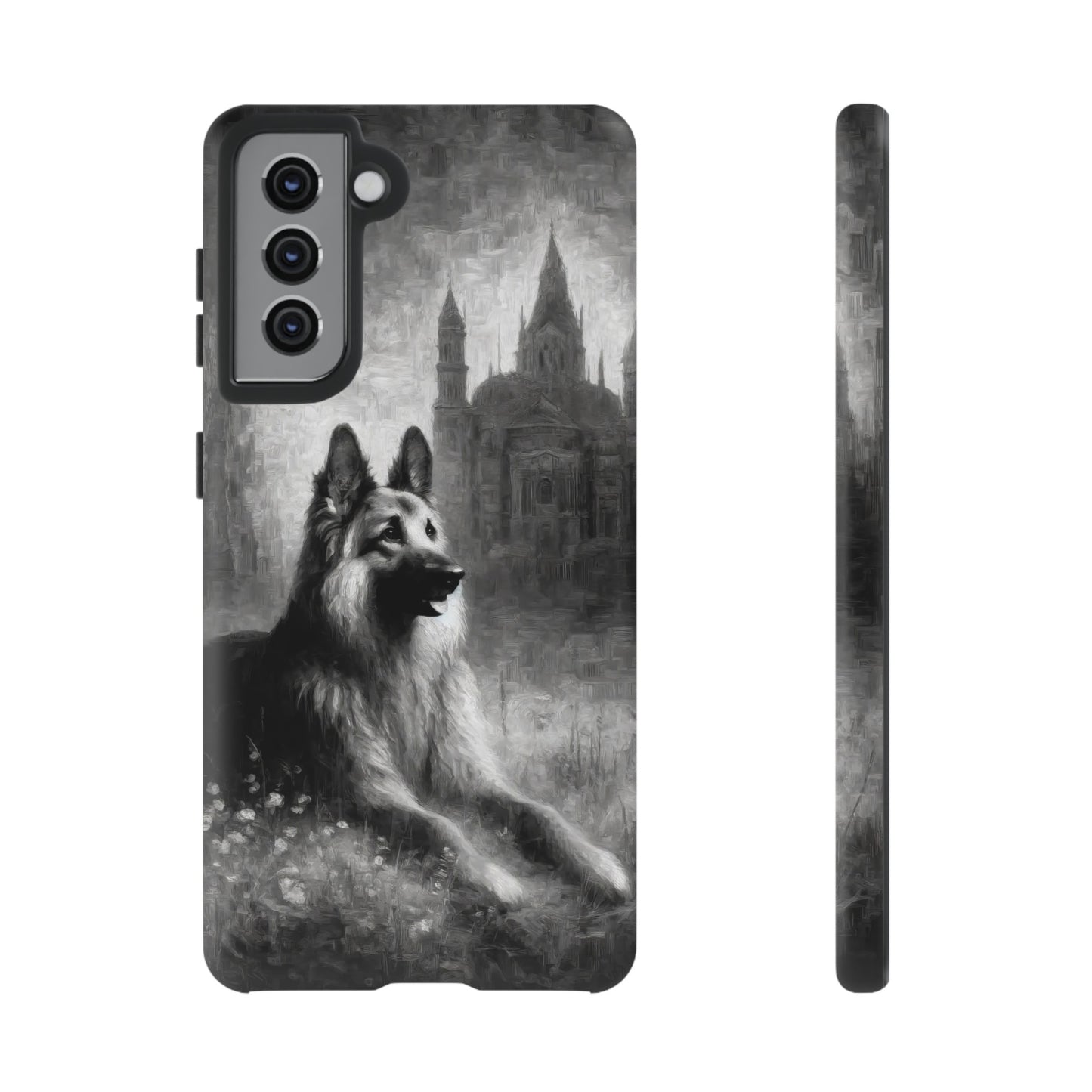 Neo-impressionism German Shepherd Phone Case